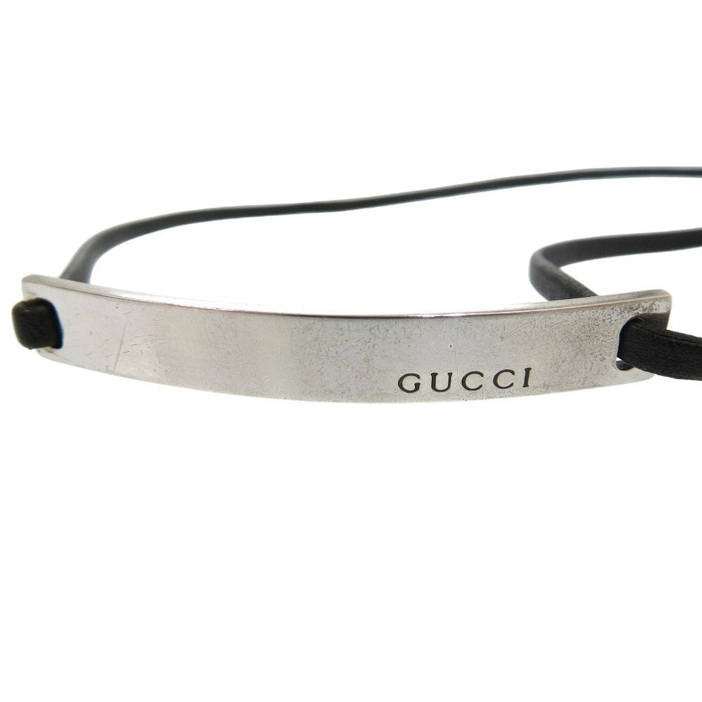 Necklace Leather and Sterling Silver