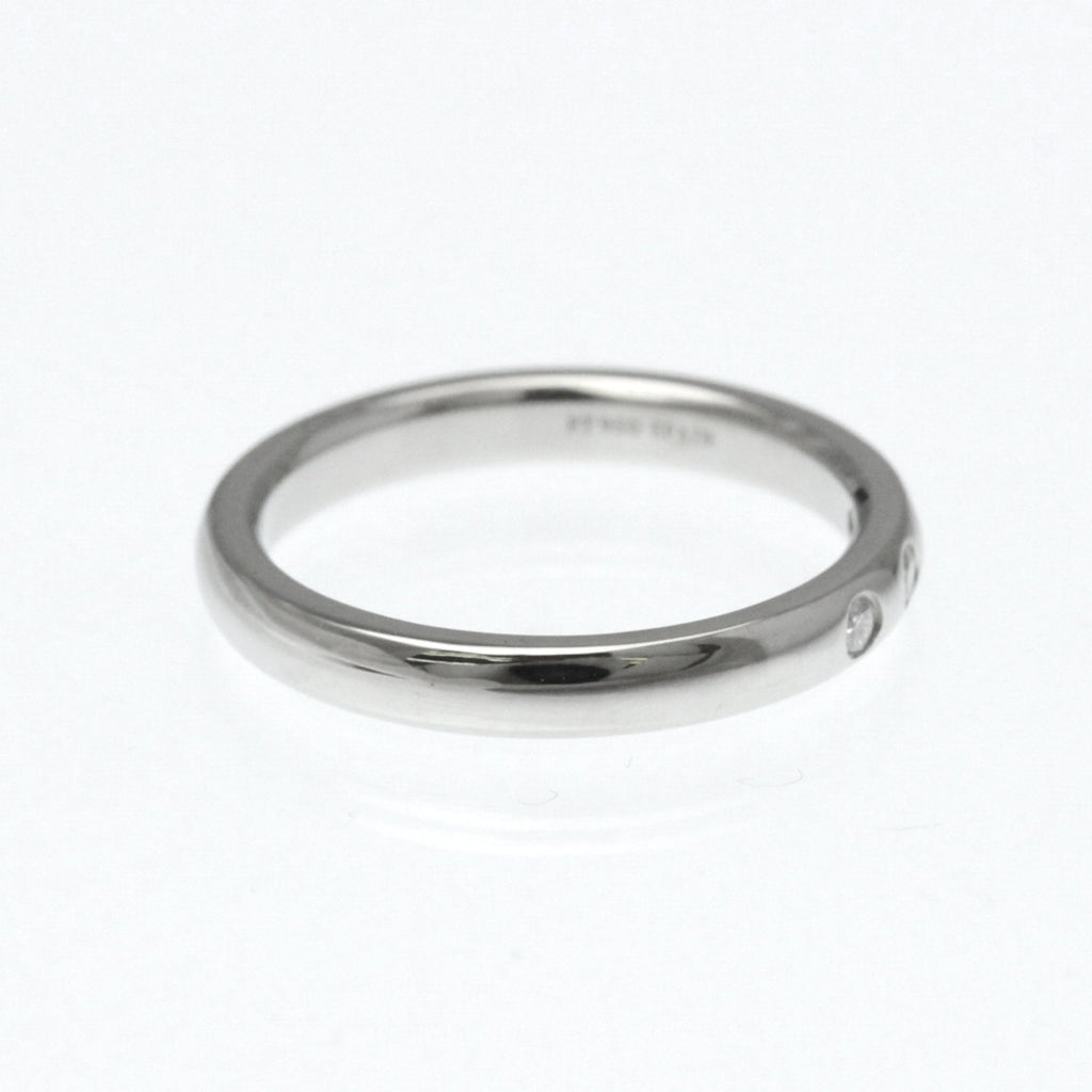Band Ring Platinum with Diamond