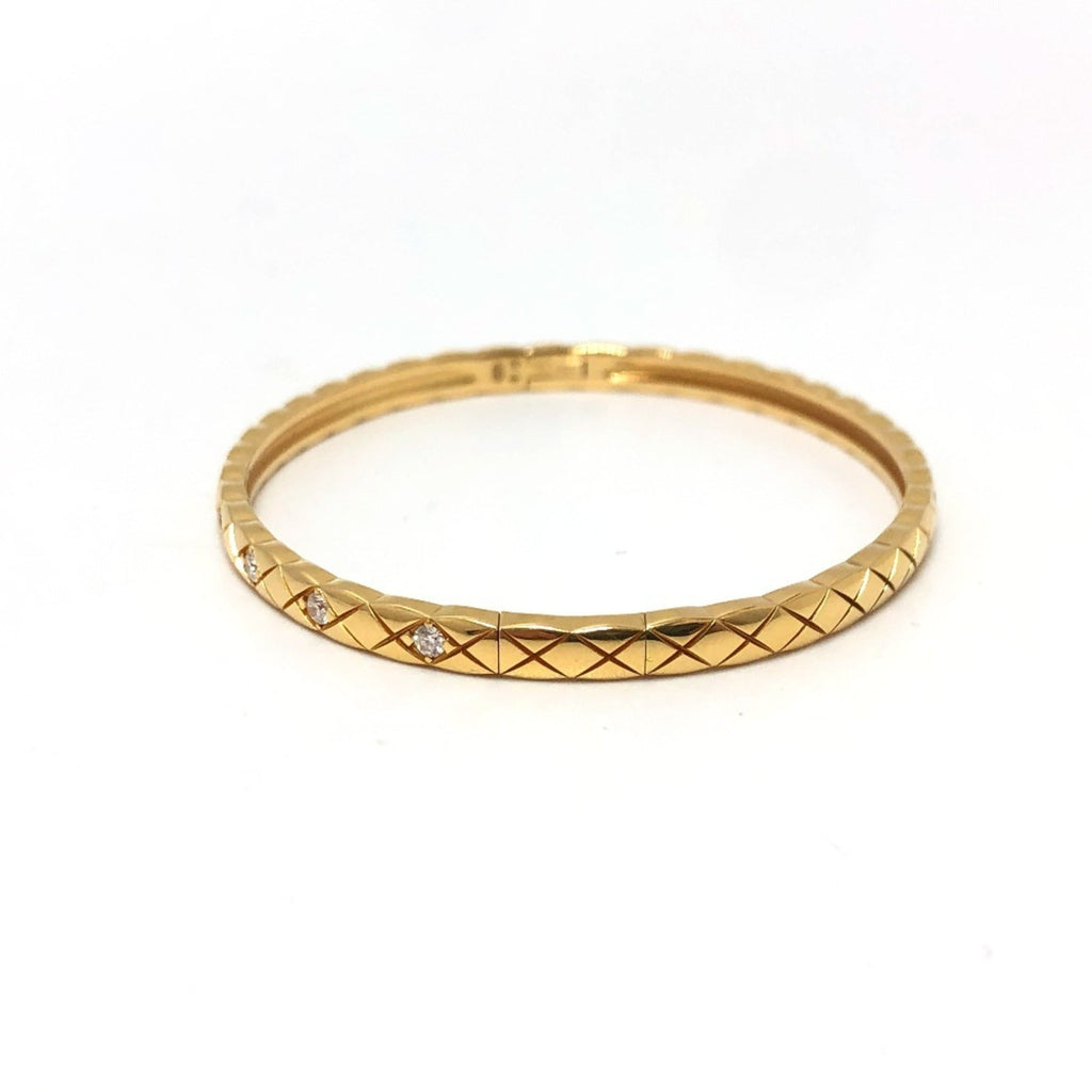 Coco Crush Bracelet 18K Yellow Gold with Diamond