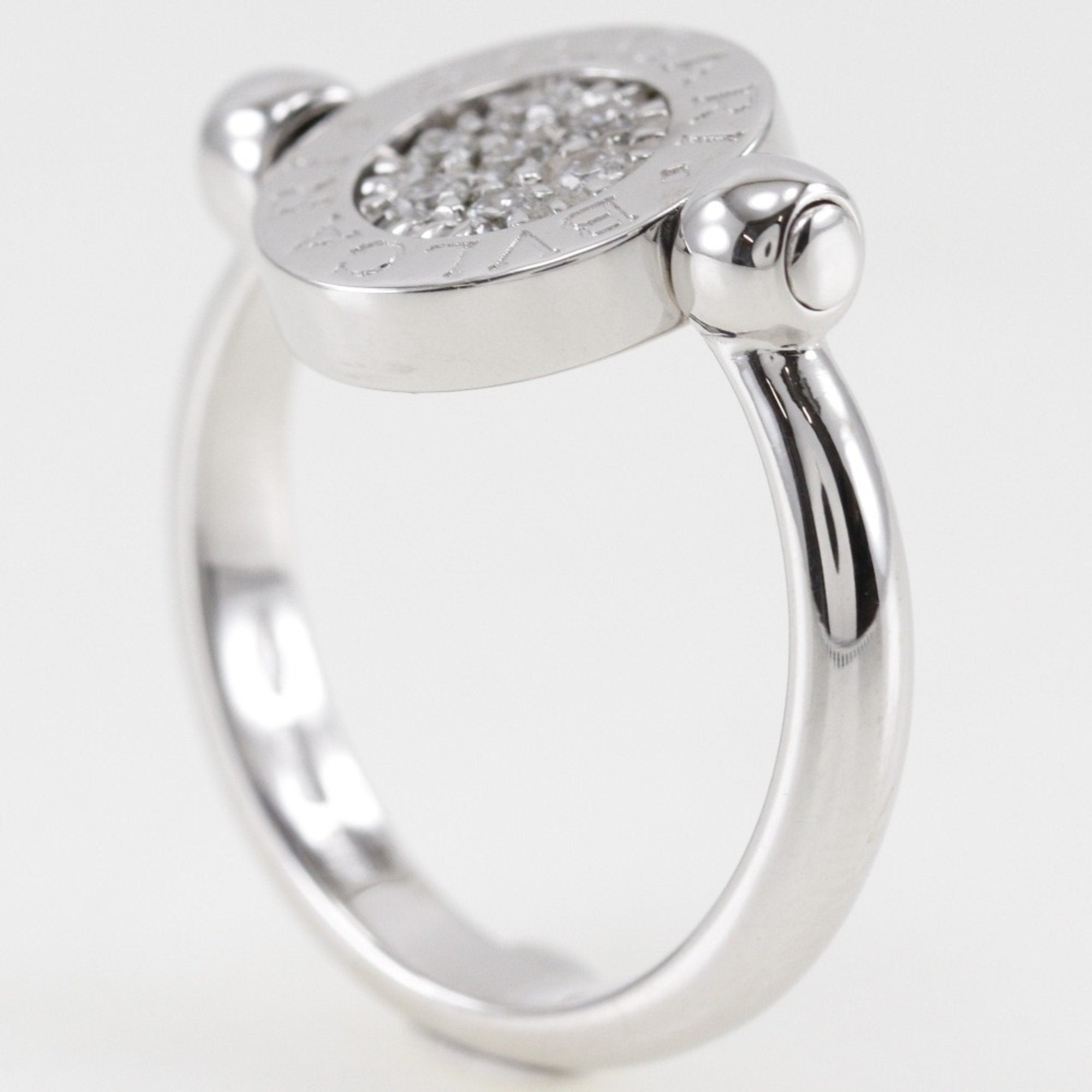 One Band Ring 18K White Gold with Lapis Lazuli