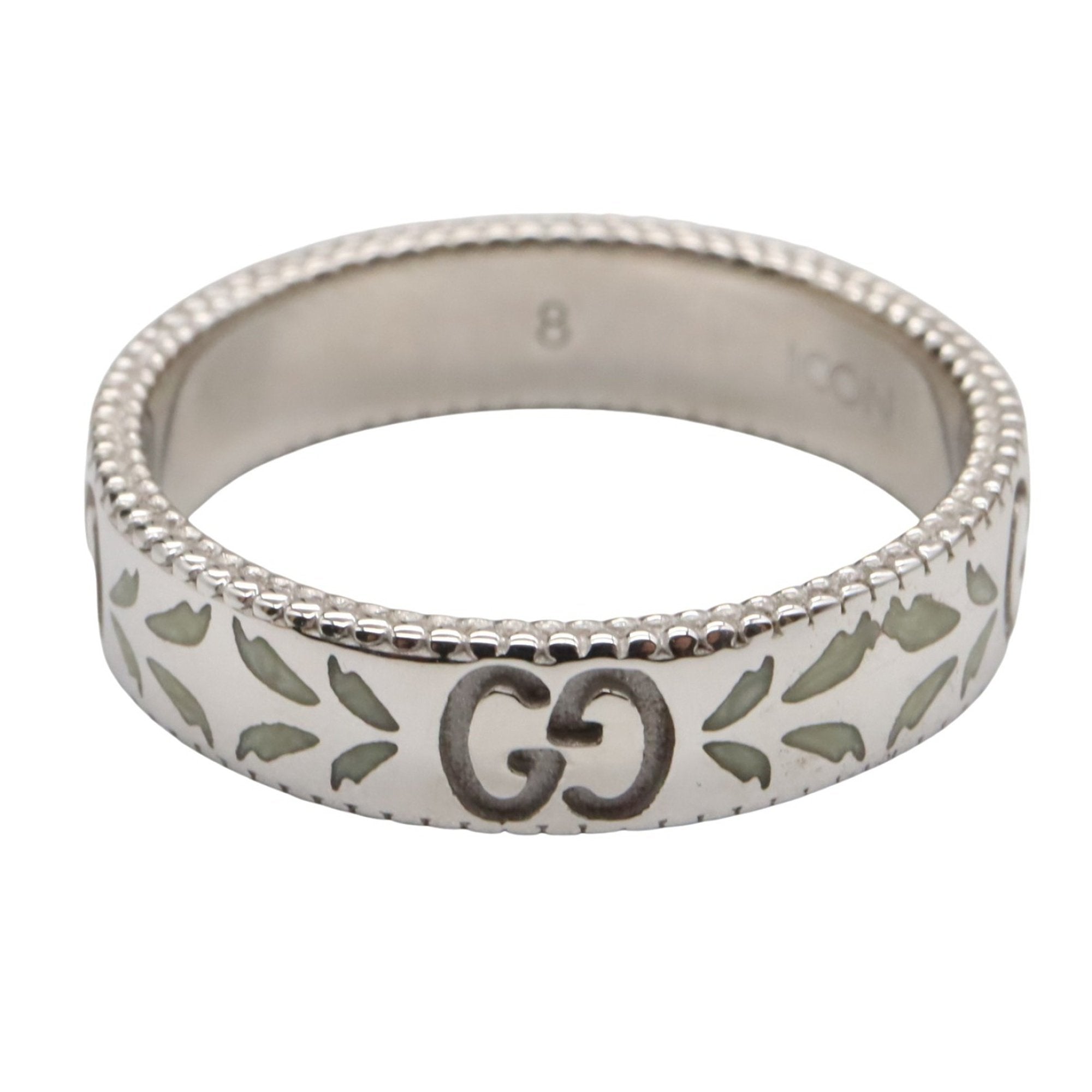 One Band Ring 18K White Gold With Diamonds