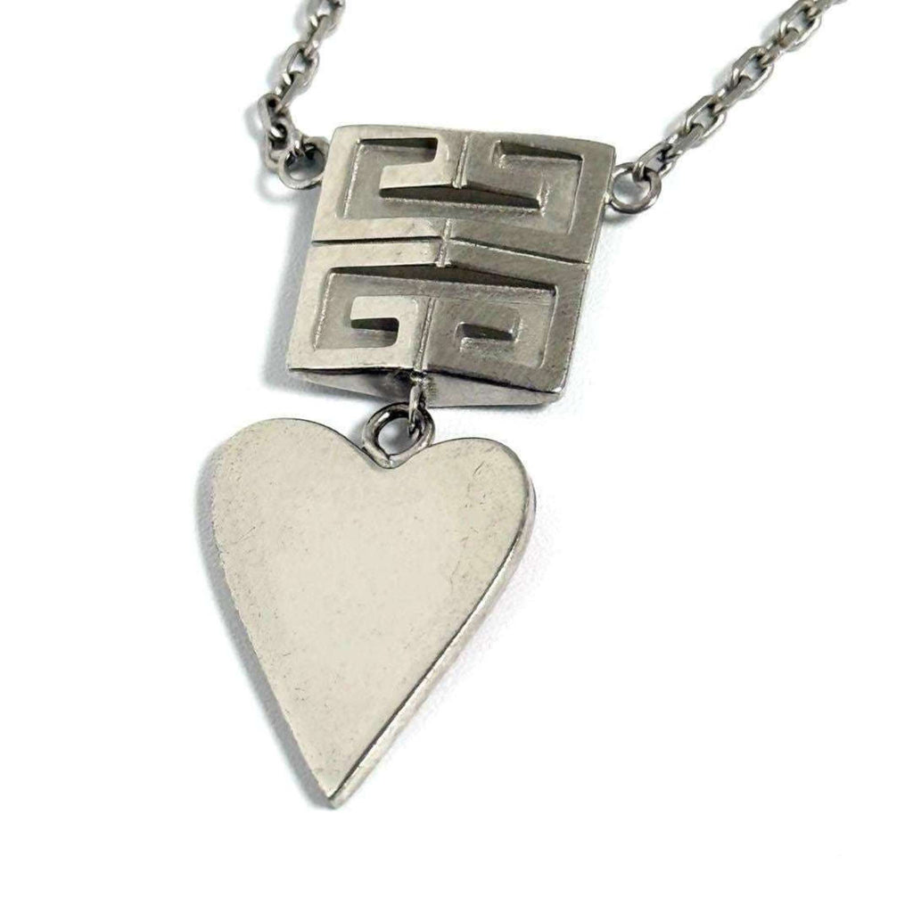 4G Heart Pendant Necklace Metal