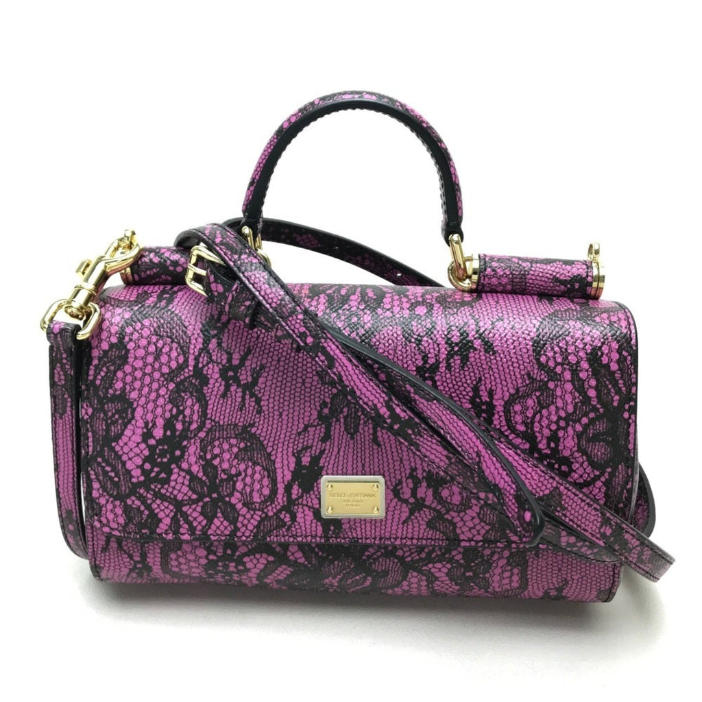 Miss Sicily Bag Printed Leather Mini