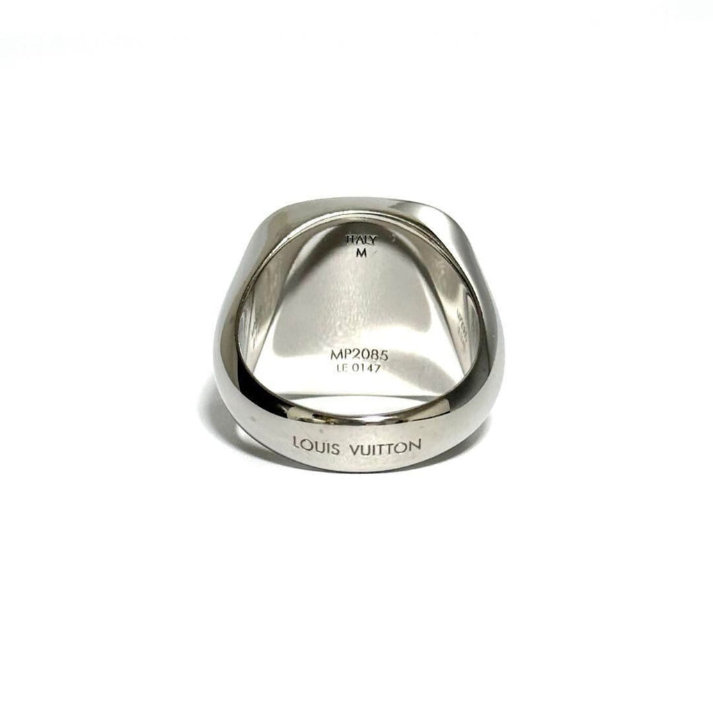 Signet Monogram Chevalier Ring Metal