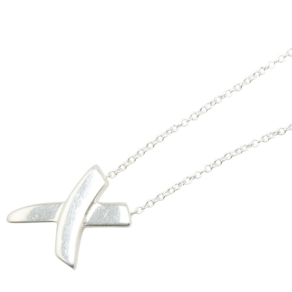 Kiss Pendant Necklace Sterling Silver