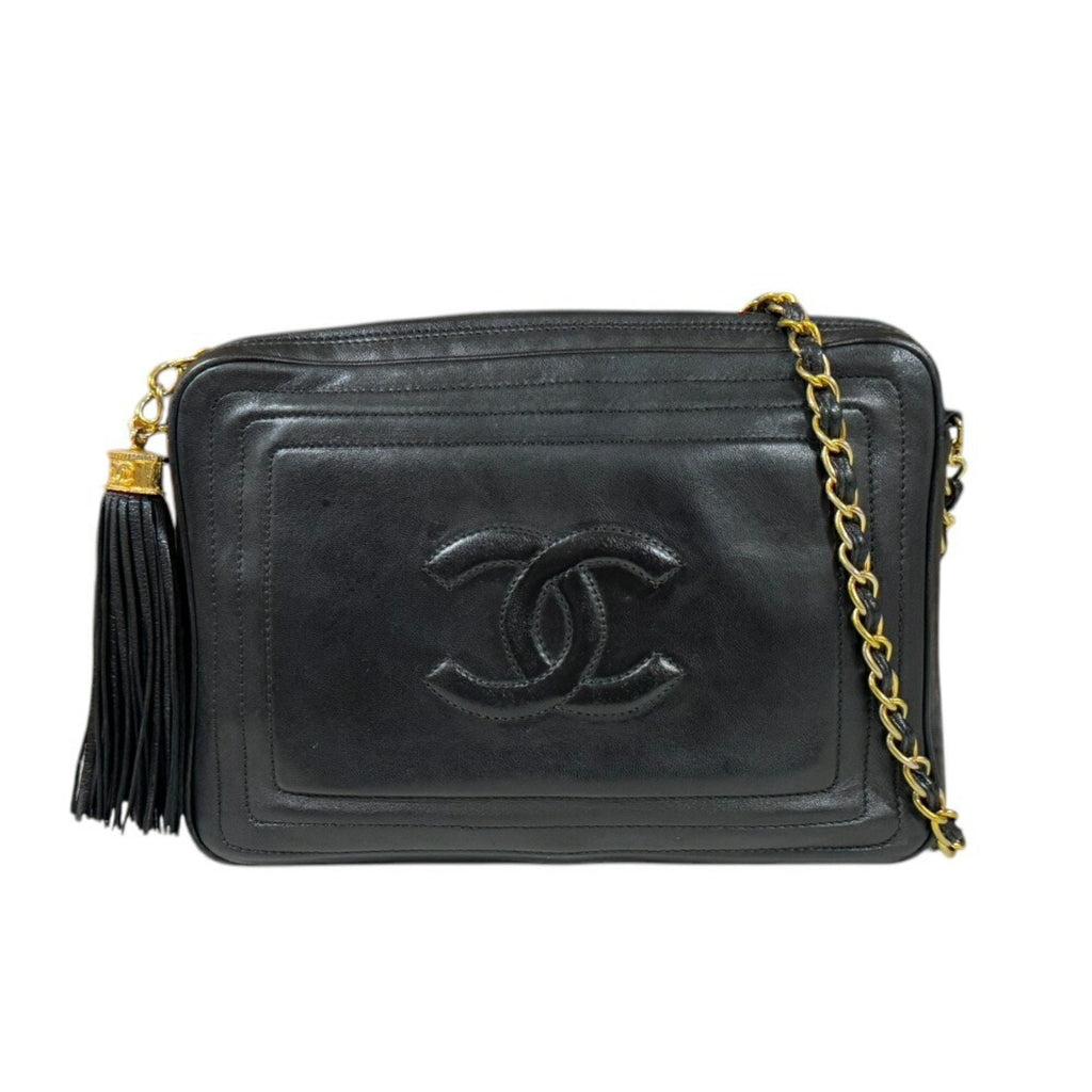 Vintage CC Tassel Camera Bag Lambskin Small