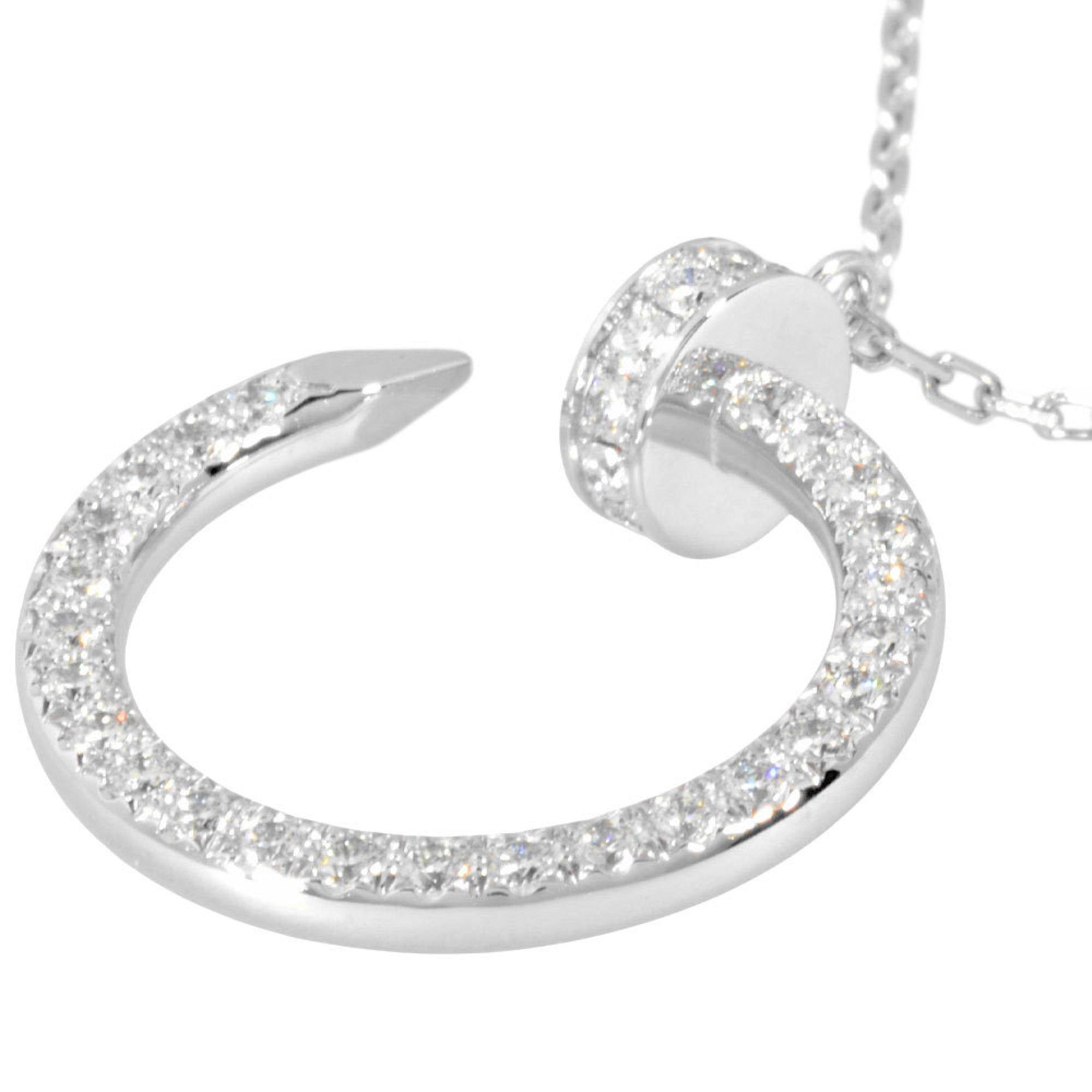 Juste un Clou Pendant Necklace 18K White Gold with Diamond