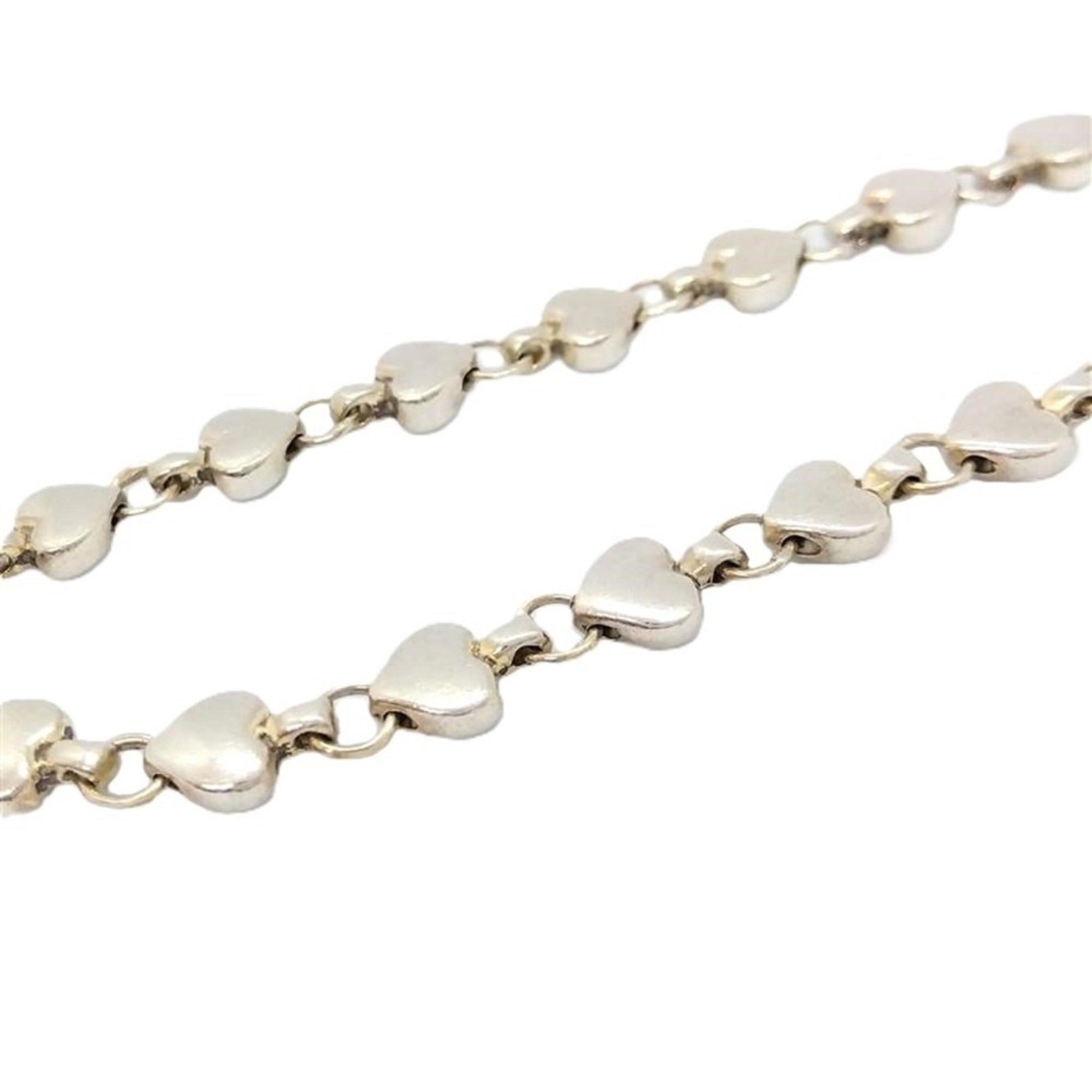 Puff Heart Bracelet Sterling Silver