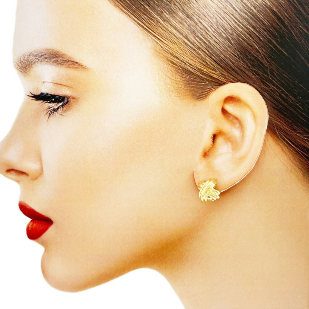Clip-On Earrings Clip-On 18K Yellow Gold