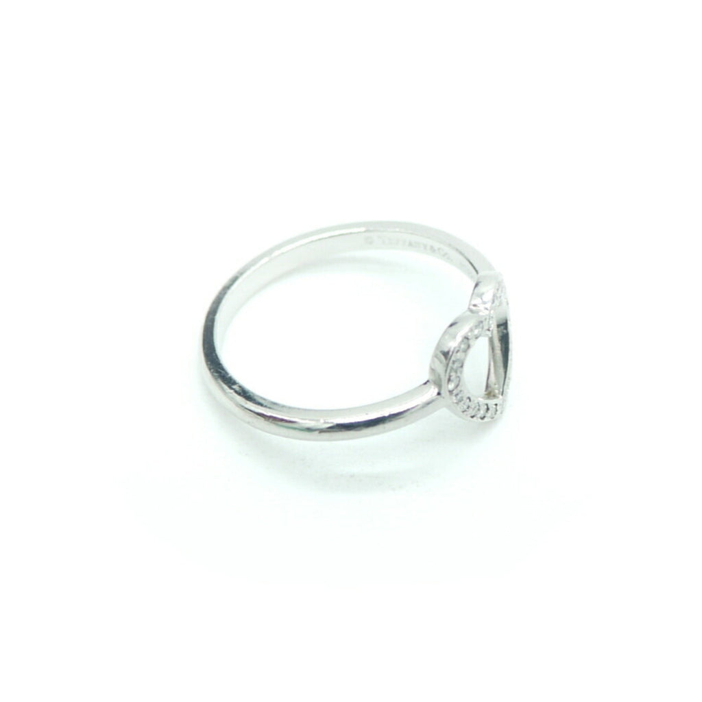 Band Ring Platinum with Diamond