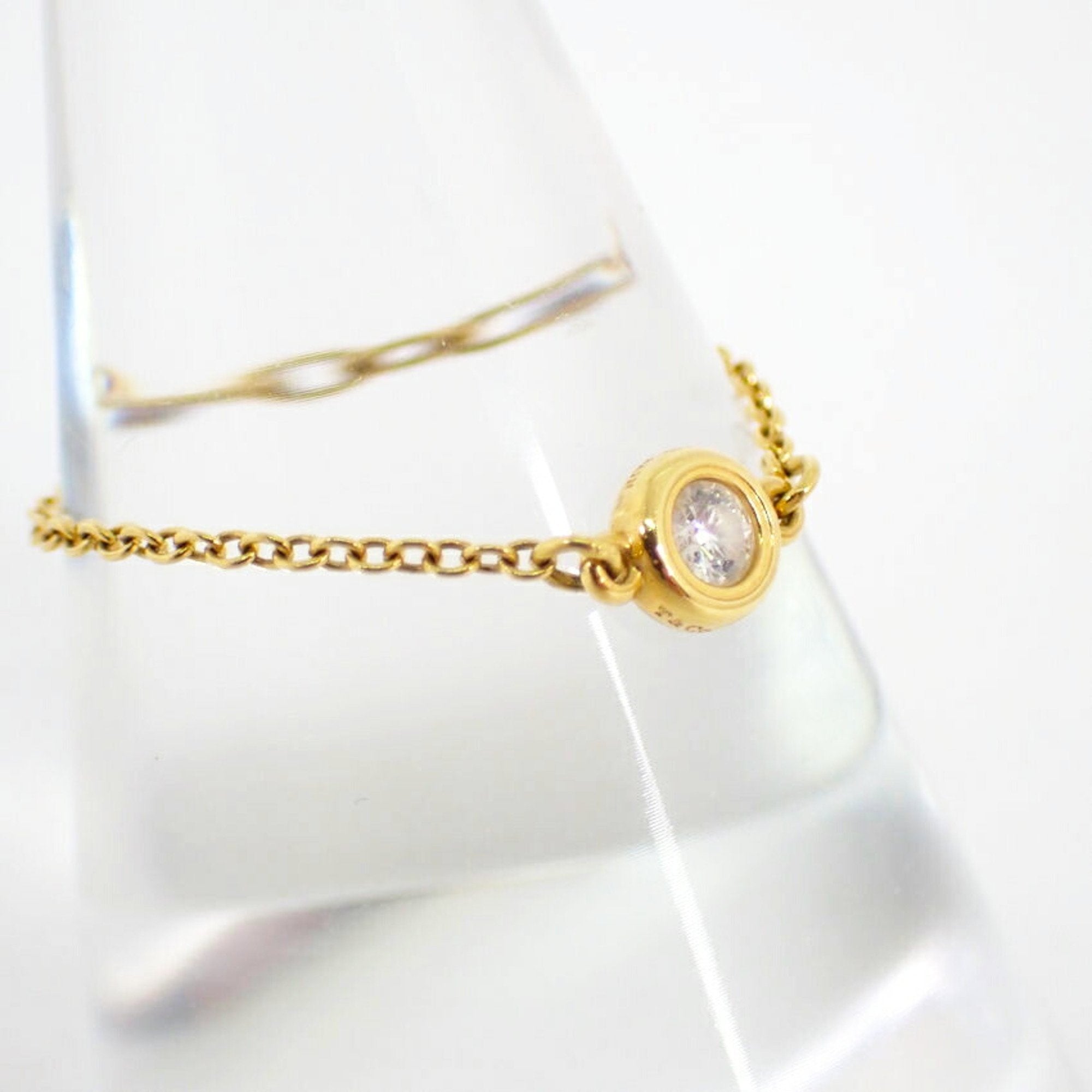 Elsa Peretti Diamonds By The Yard Pendant Necklace 18K Yellow Gold and Diamond