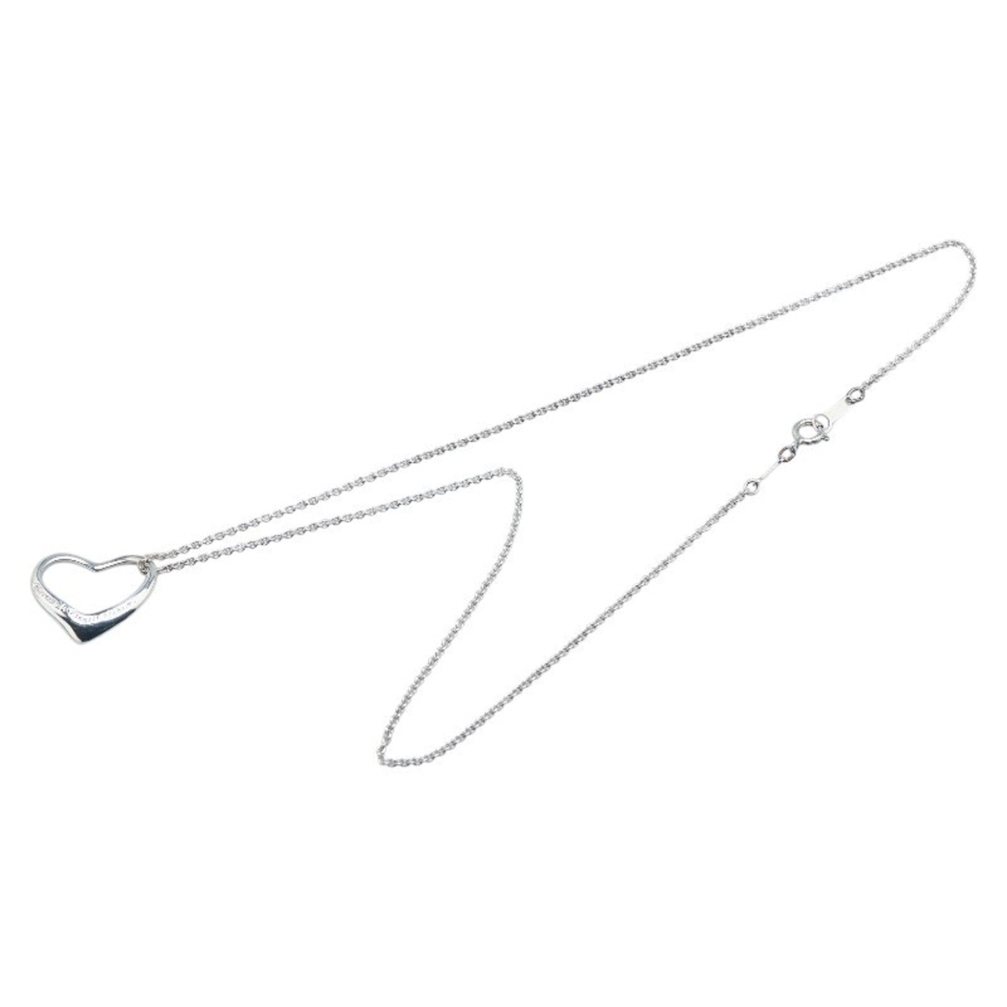 Heart Pendant Necklace Sterling Silver