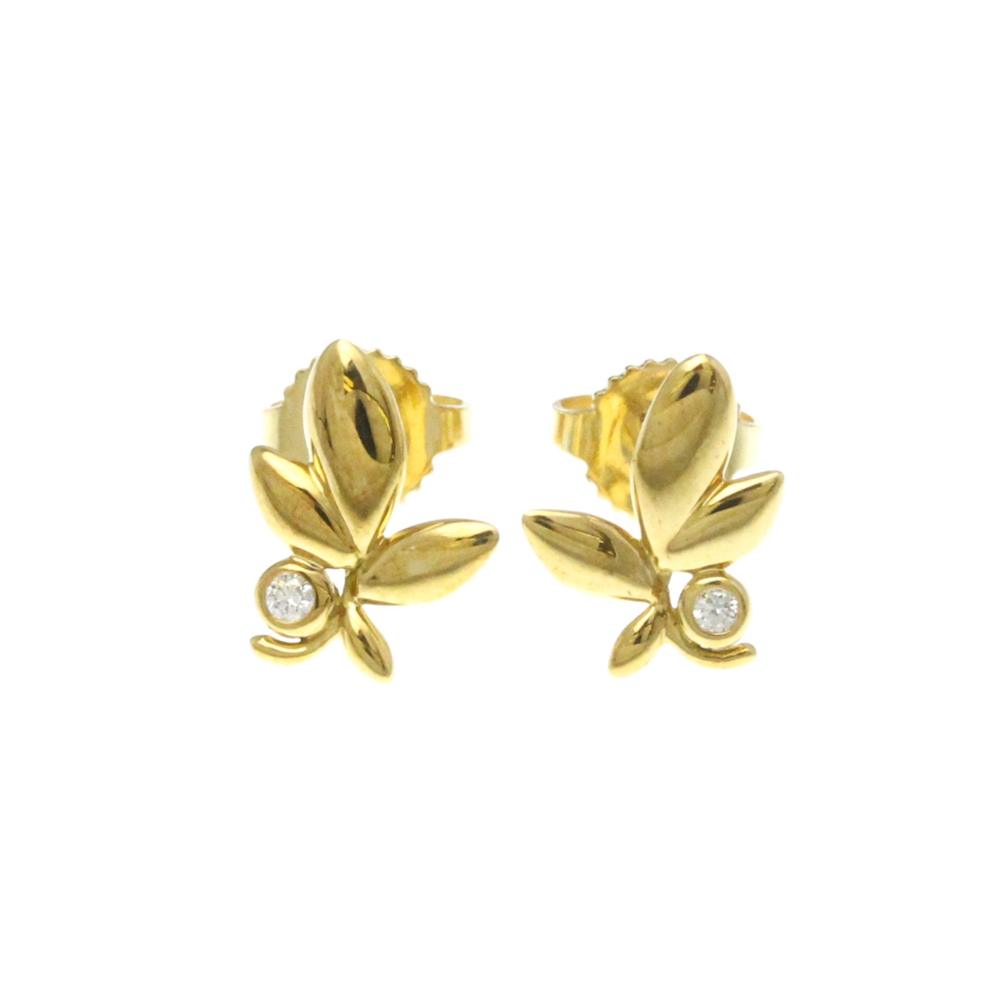 Earrings Stud 18K Yellow Gold