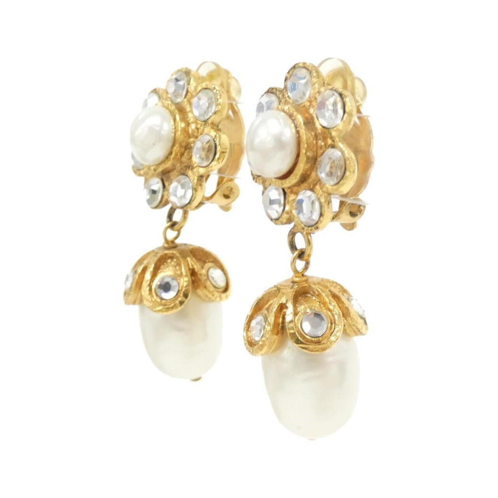 Earrings Gold-Tone Metal