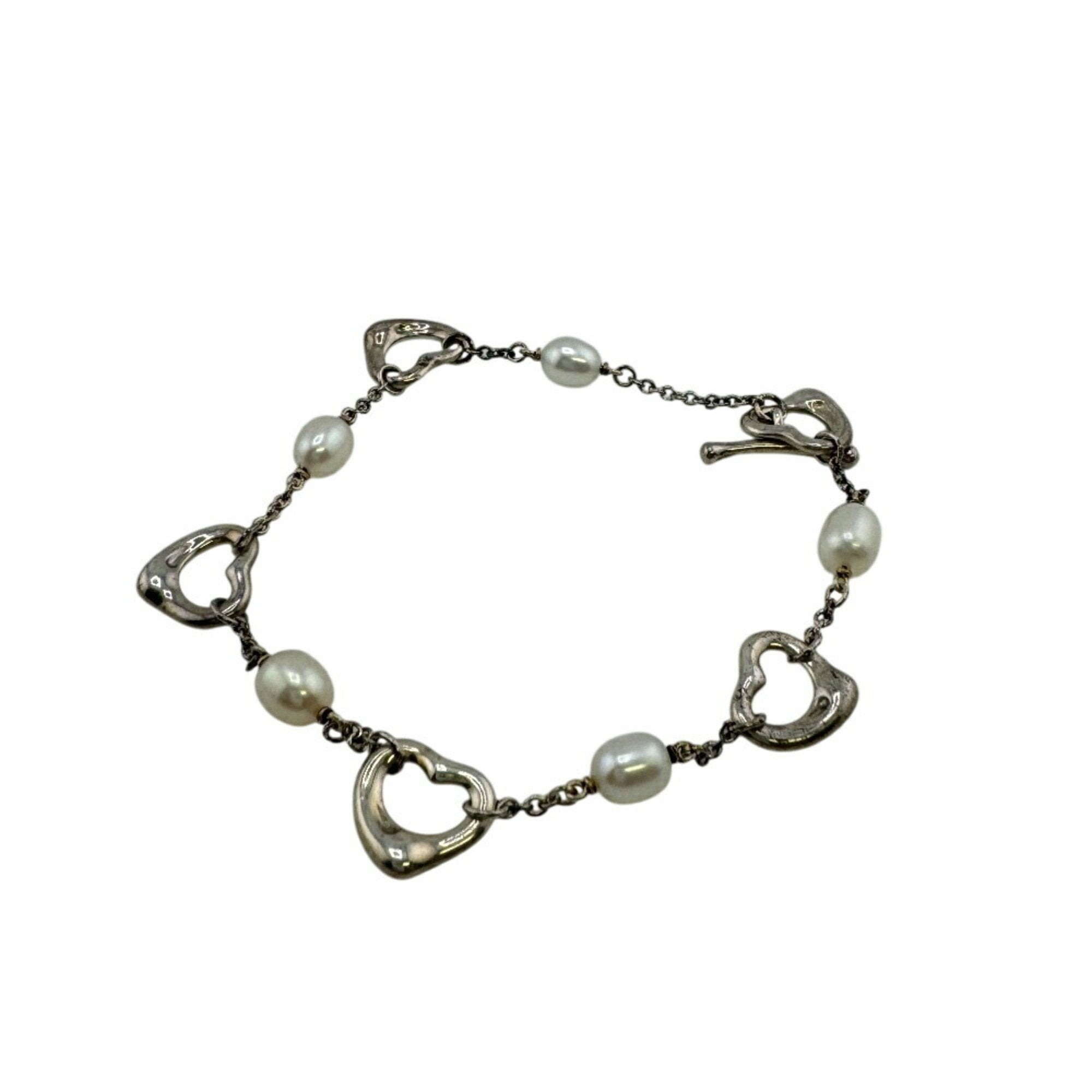 Heart Charm Bracelet Sterling Silver