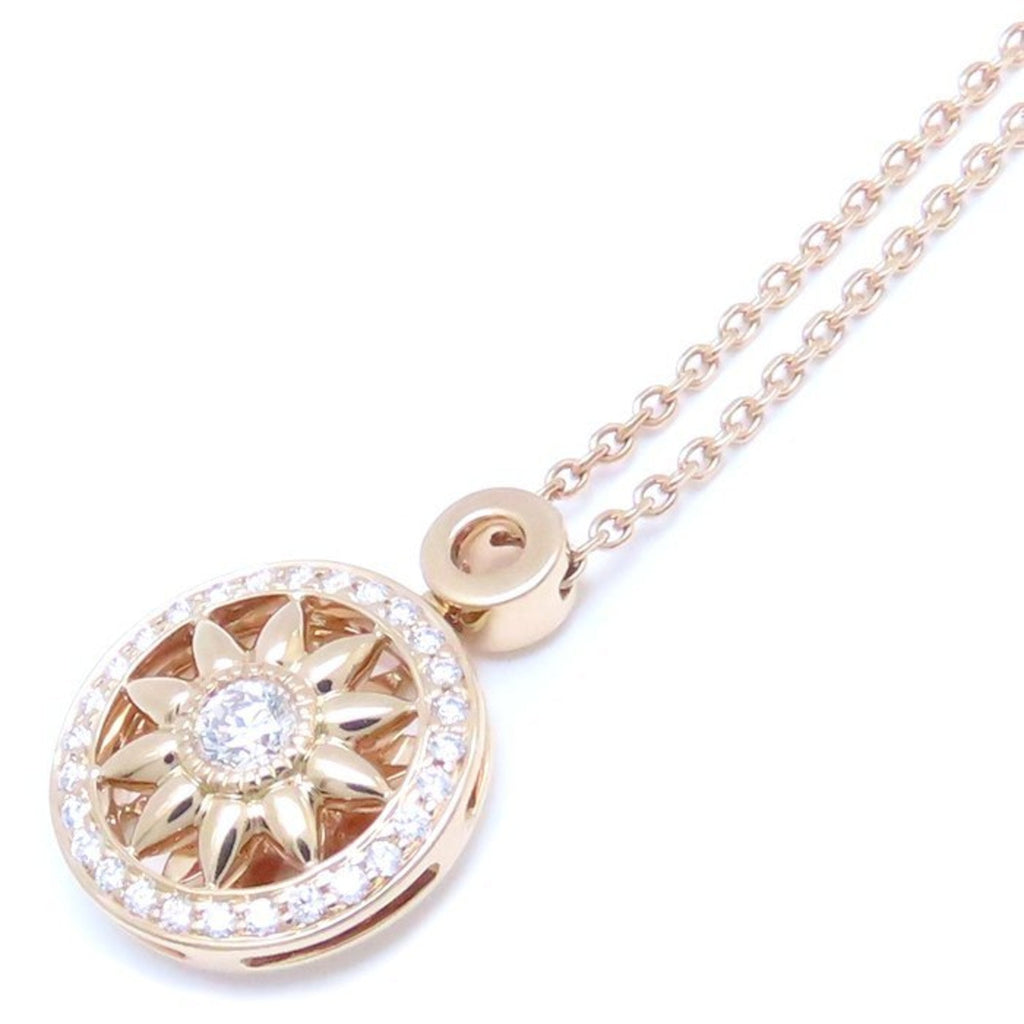 Pendant Necklace 18K Rose Gold with Diamond