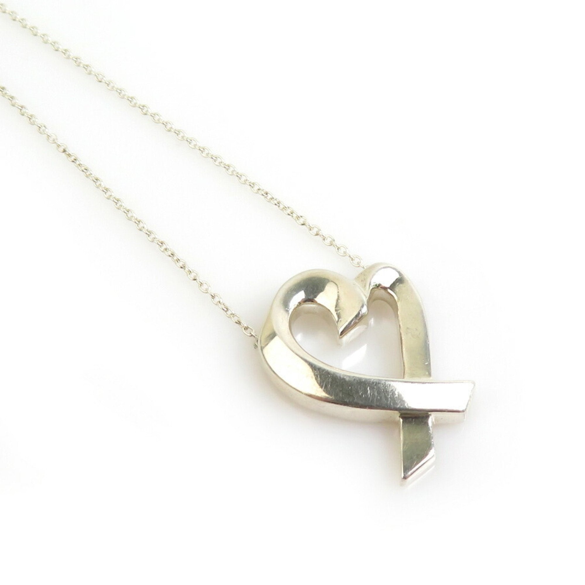 Loving Heart Pendant Necklace Sterling Silver