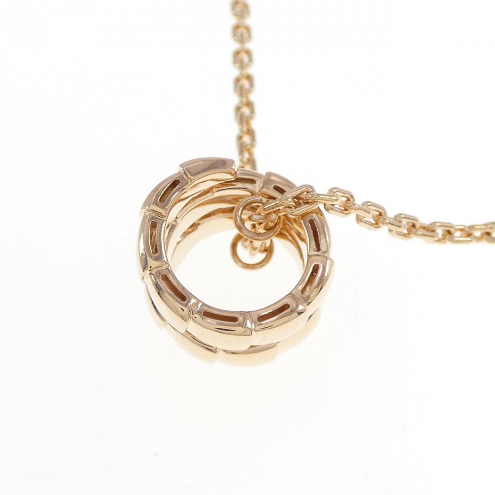 Serpenti Viper Ring 18K Rose Gold with Diamonds