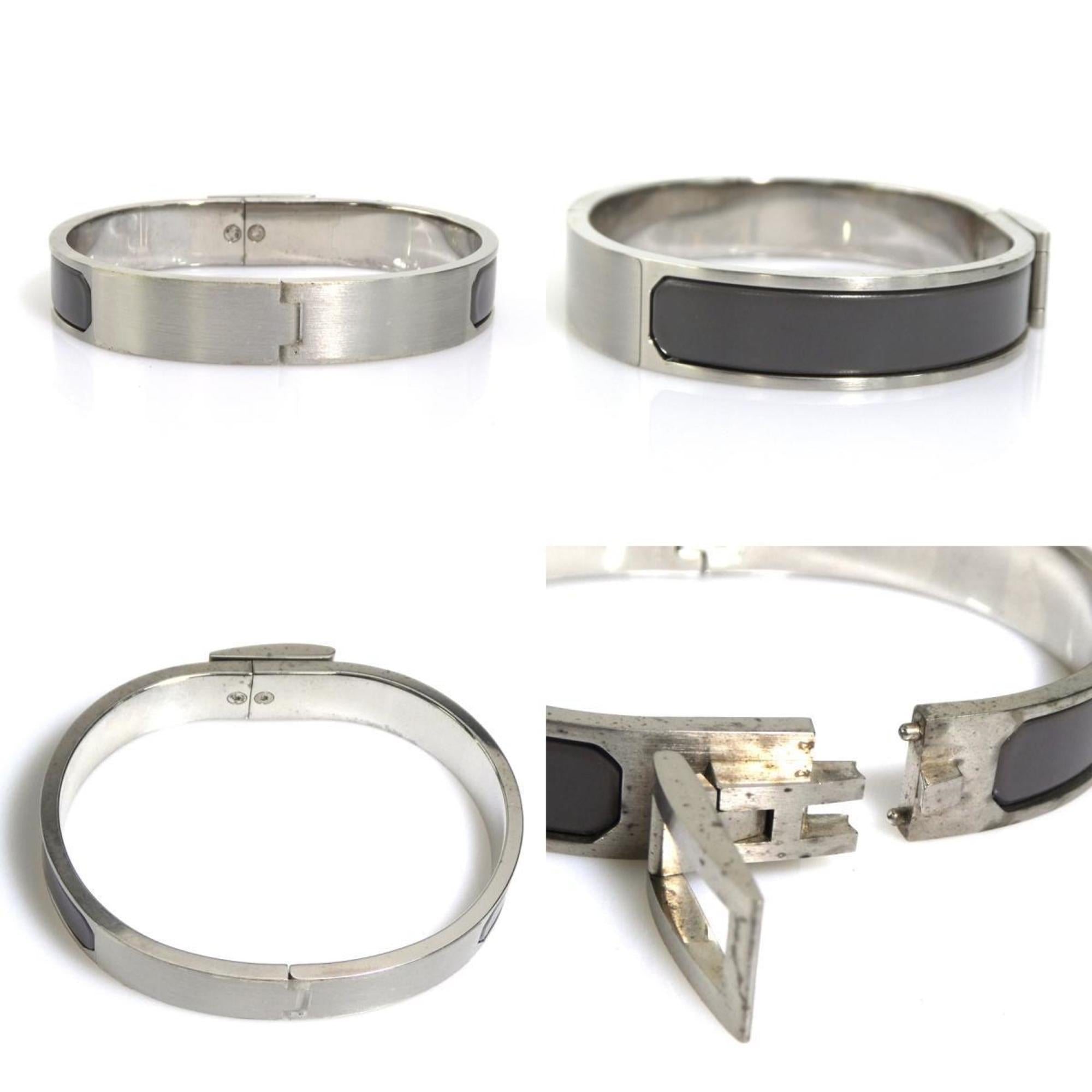 Bracelet Metal Gray Matte Silver