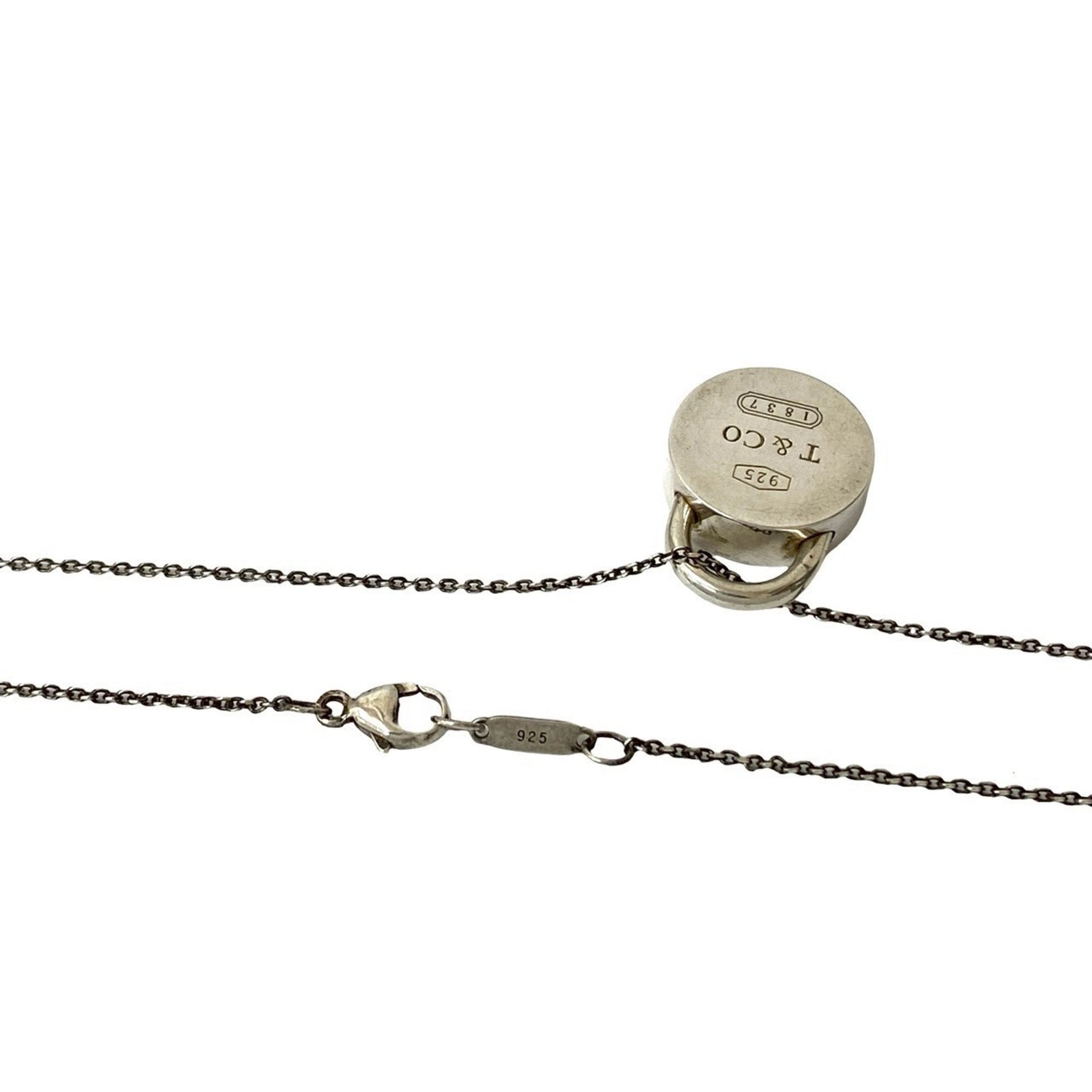 Round Rock Pendant Necklace Sterling Silver