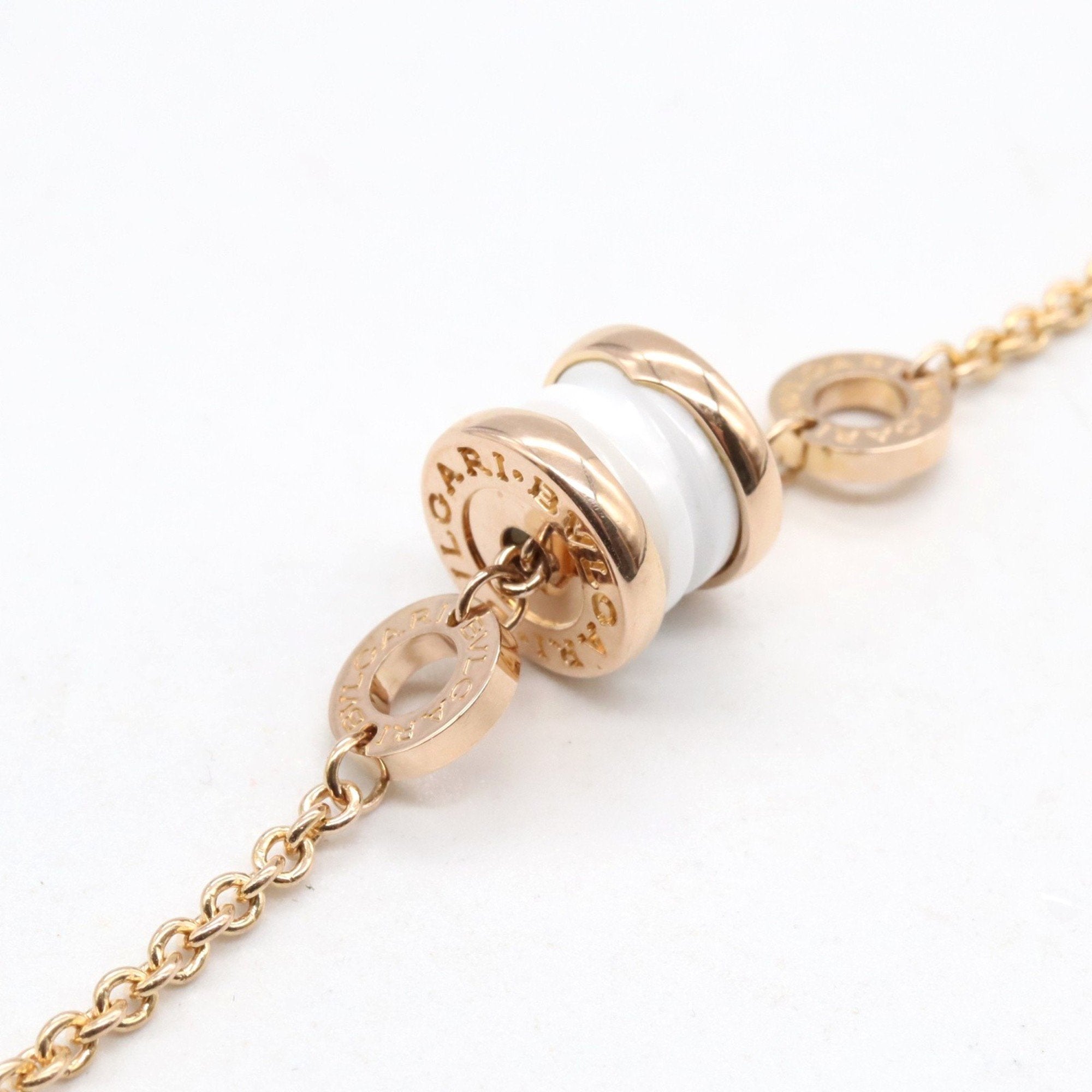 B.Zero1 Bracelet Ceramic and 18K Rose Gold