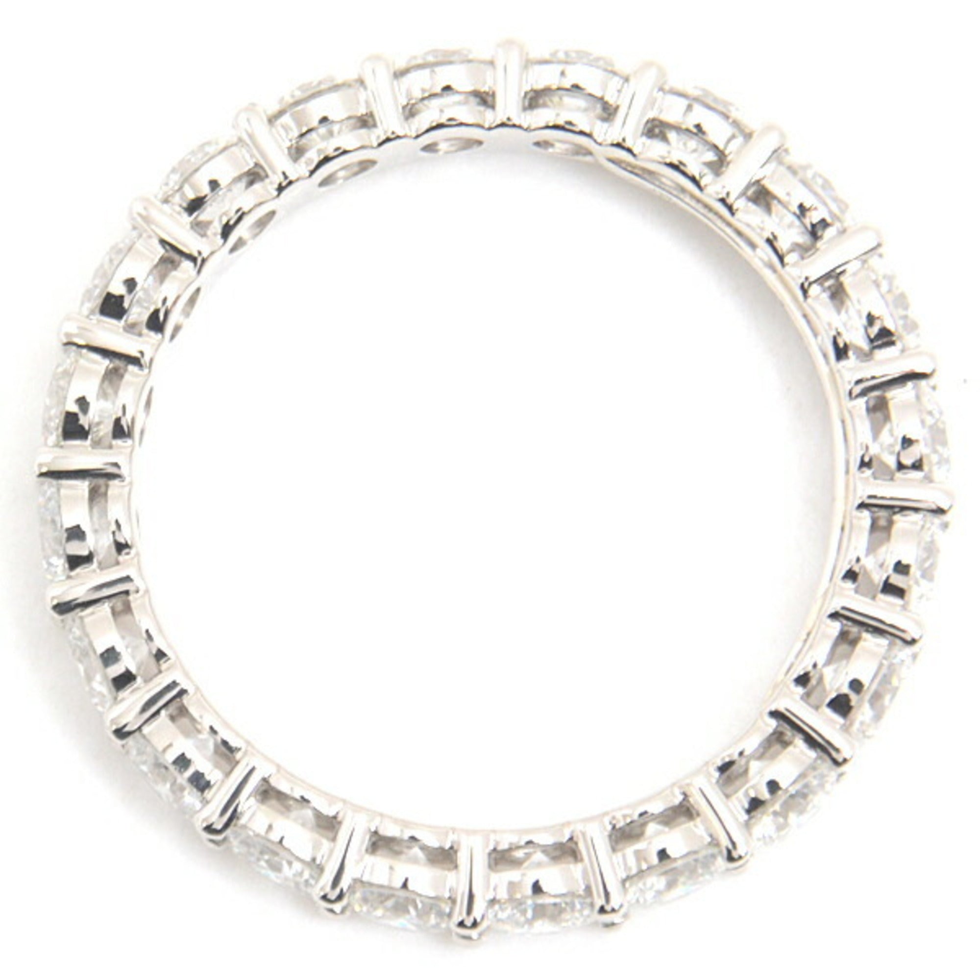 Band Ring Platinum with Diamond