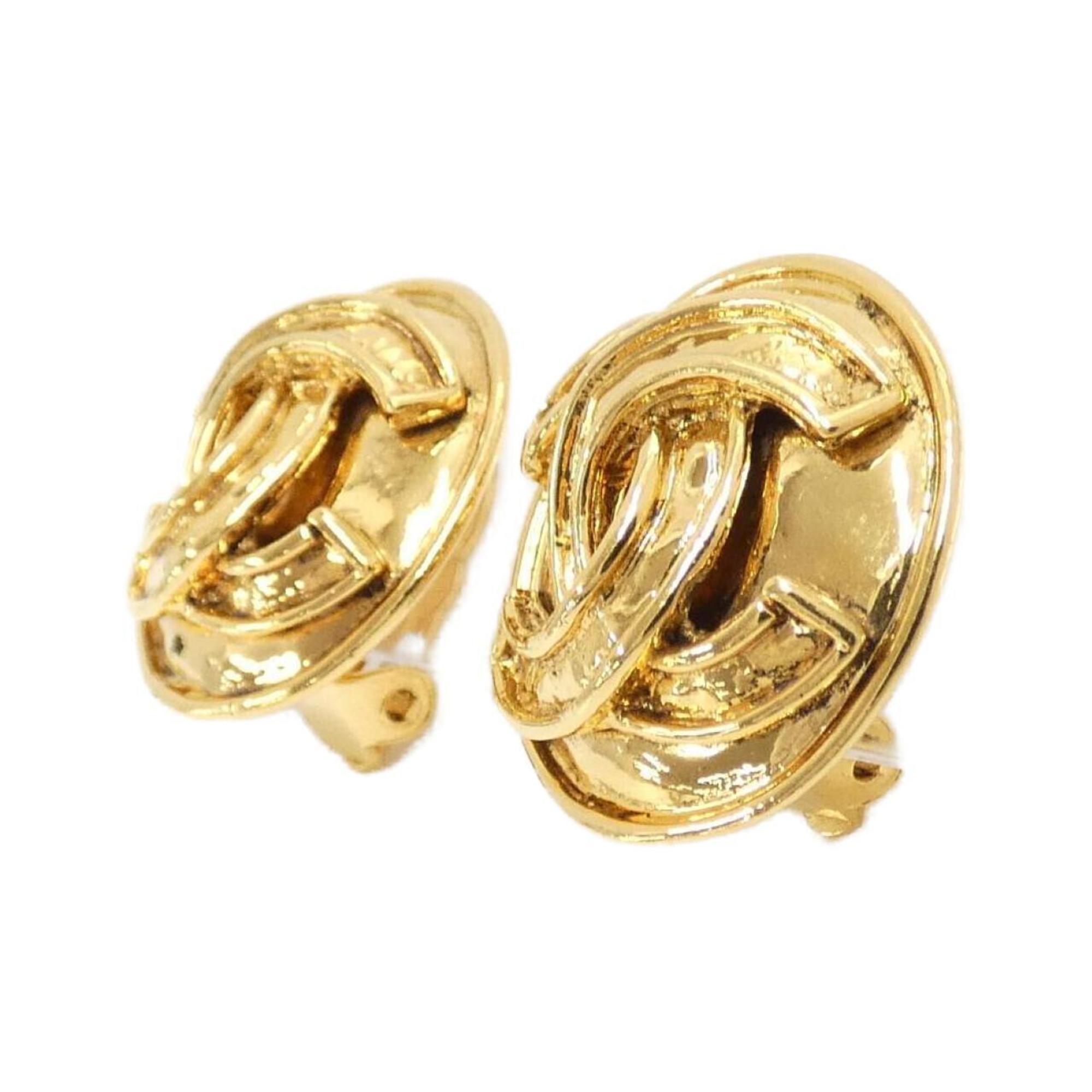 Clip-On Earrings Clip-On Gold-Tone Metal