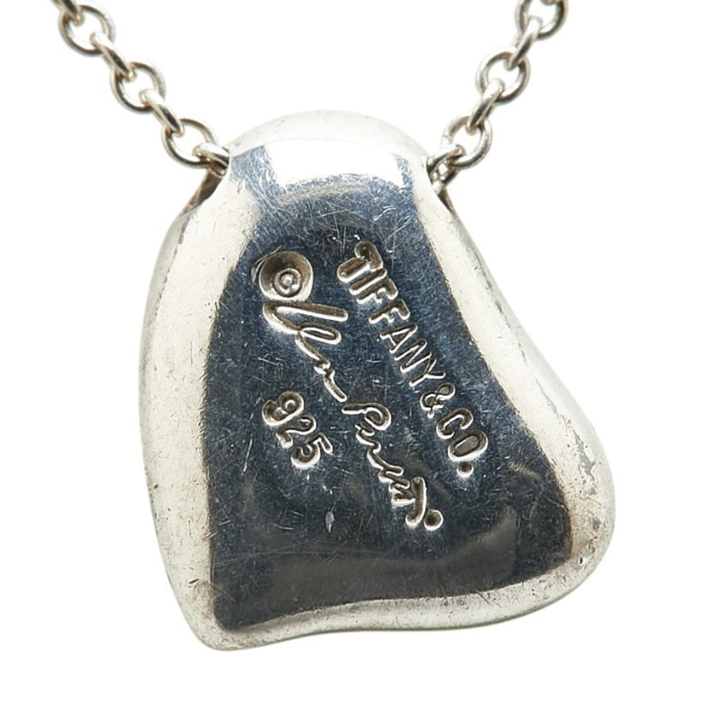 Full Heart Pendant Necklace Sterling Silver