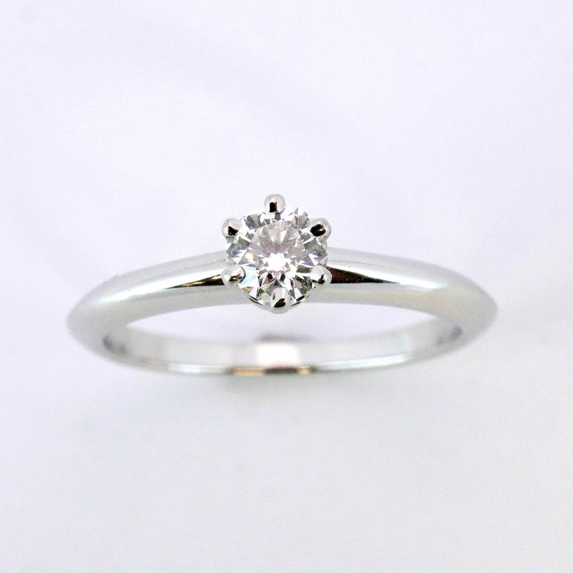 Solitaire Ring Platinum with Diamond