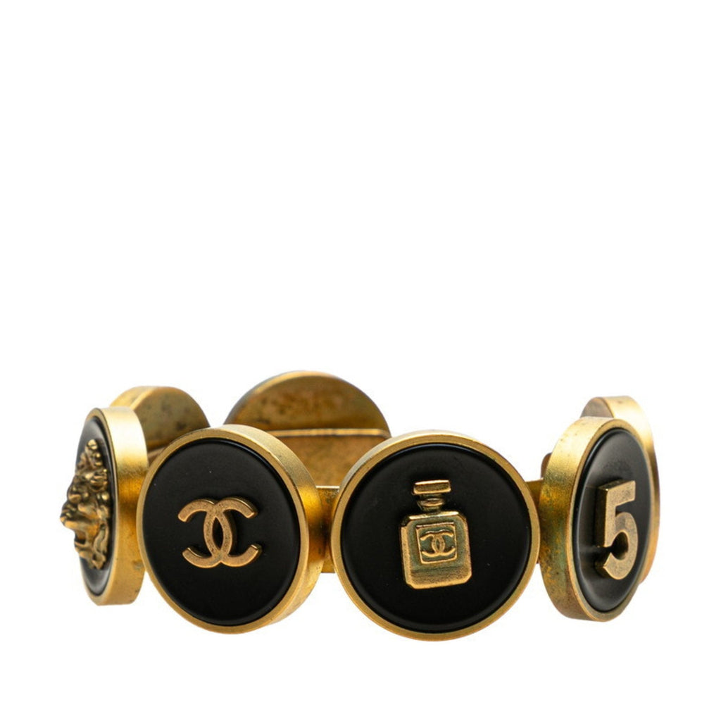 CC Logo Bracelet Gold-Tone Metal