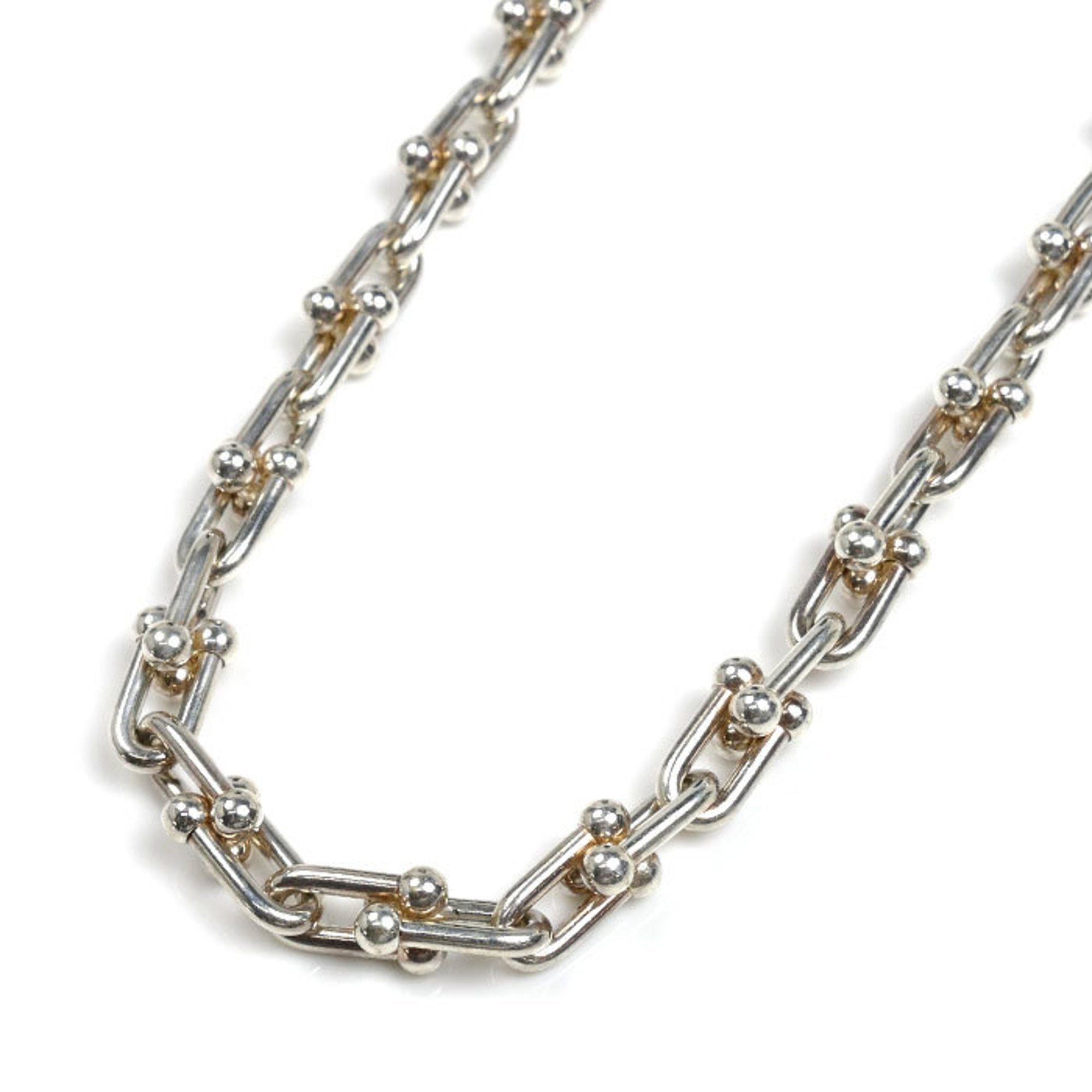 Hardware Link Pendant Necklace Sterling Silver Small