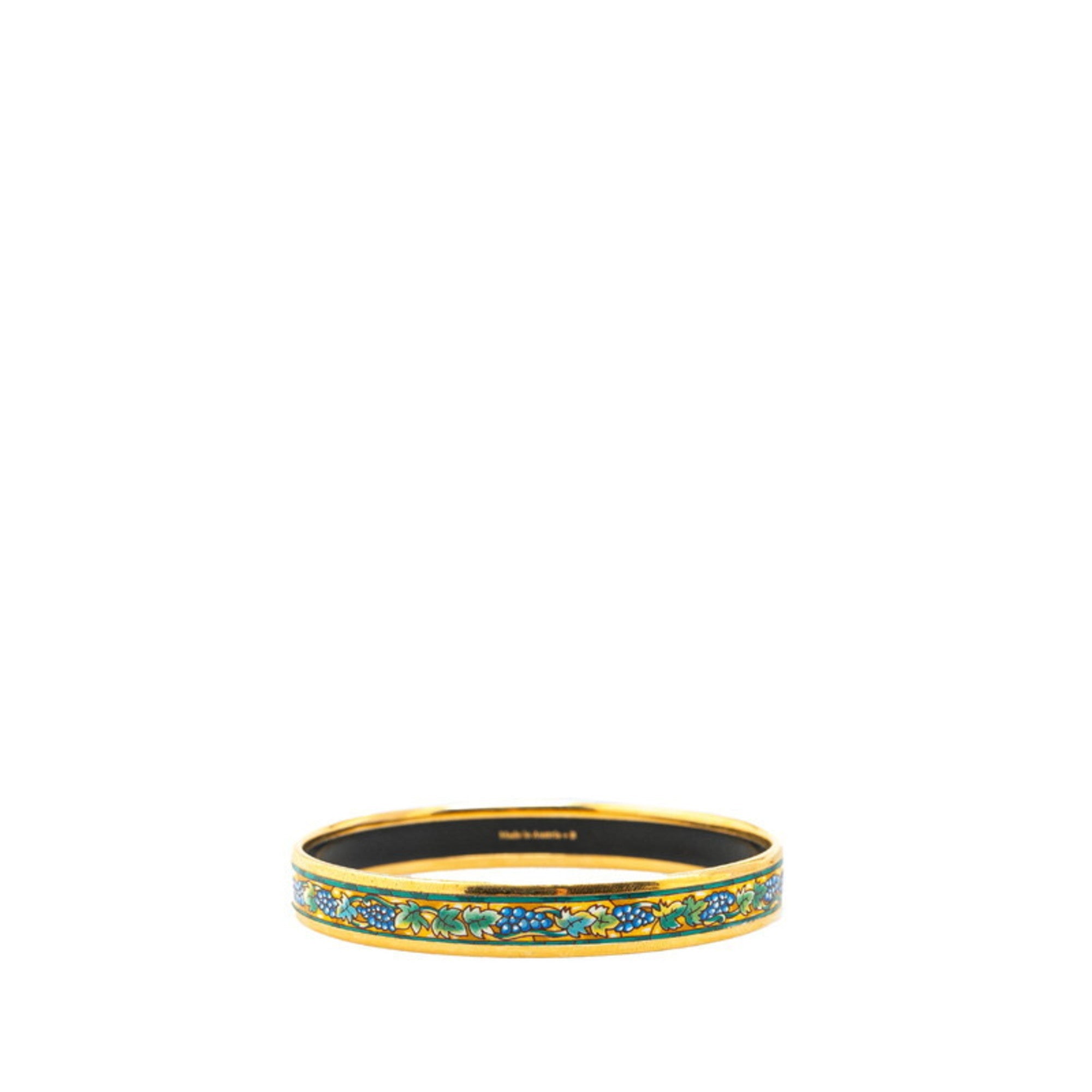 Enamel Grape Cloisonne Bracelet Gold Mini