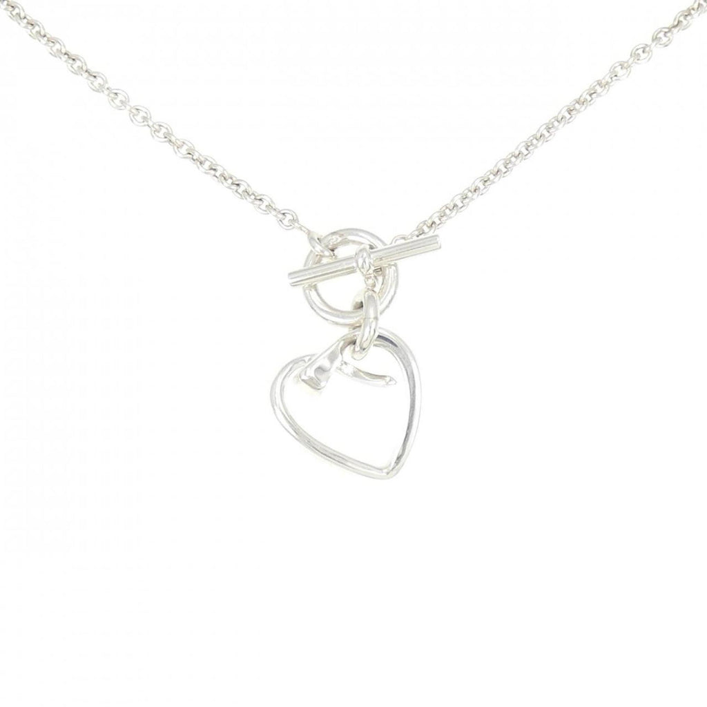 Heart Pendant Necklace Sterling Silver