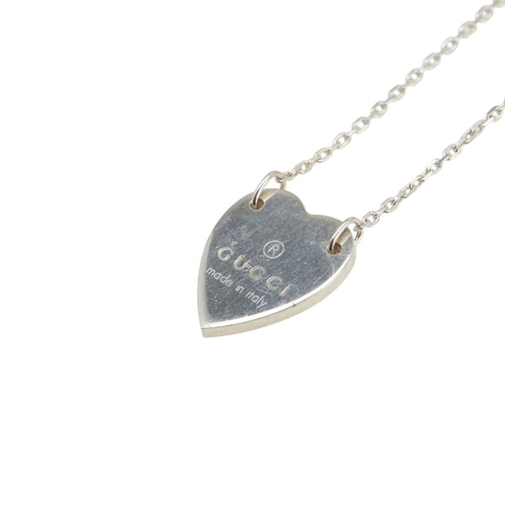 Heart Pendant Necklace Sterling Silver