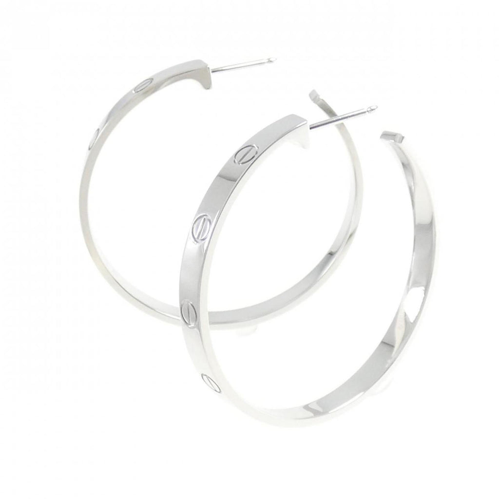 Love Hoop Earrings 18K White Gold 18K White Gold