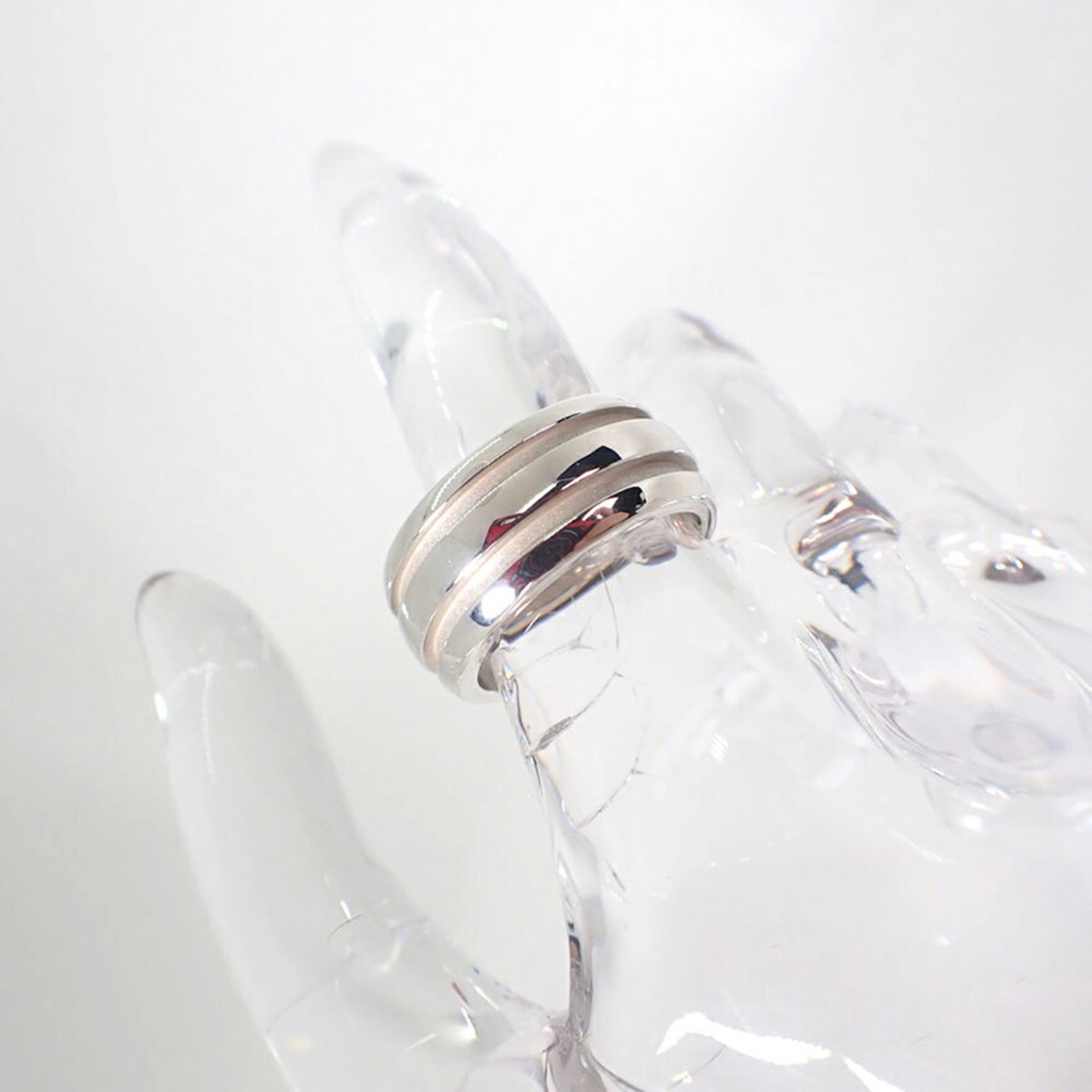 Double Line Band Ring Sterling Silver