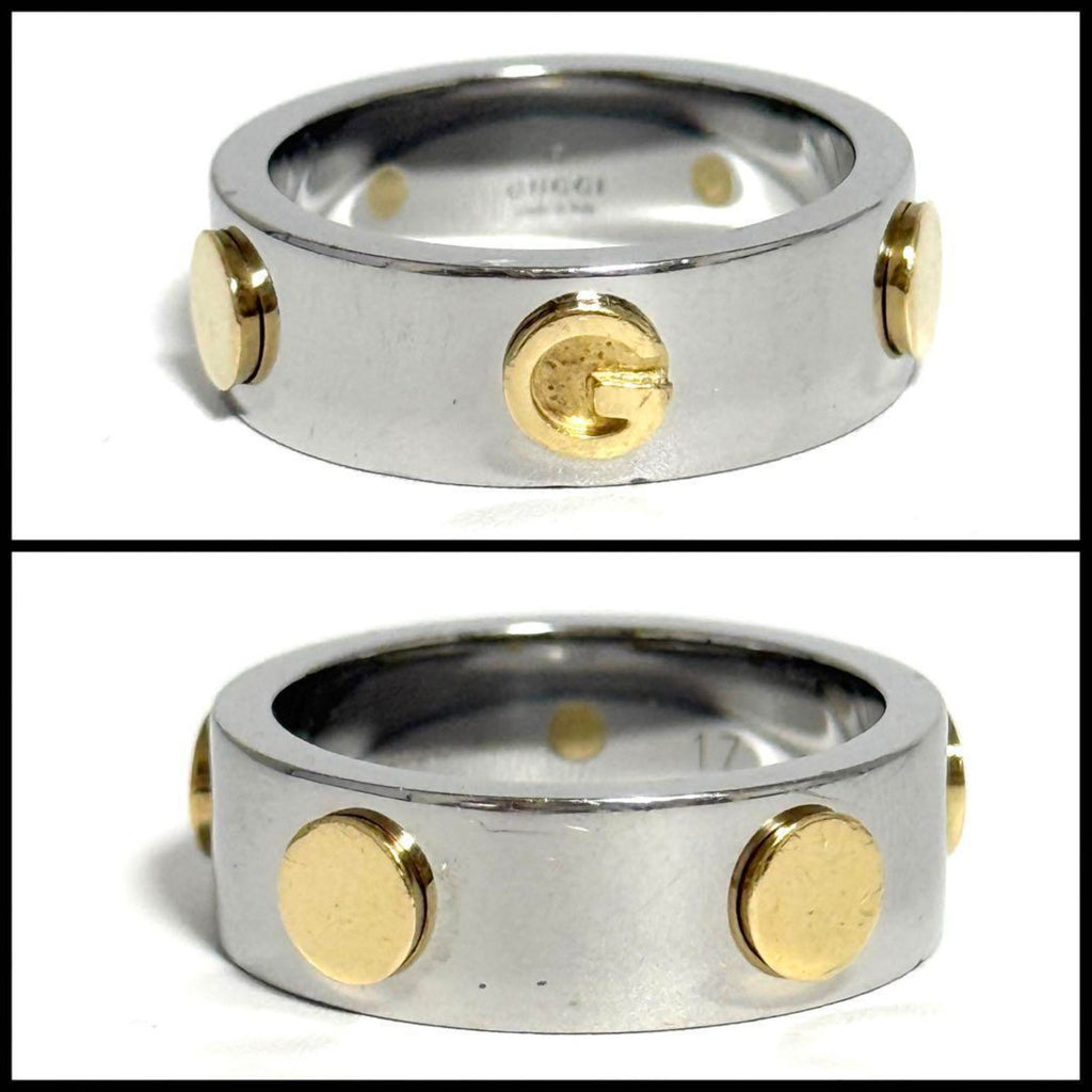 Band Ring Gold and Stainless Steel