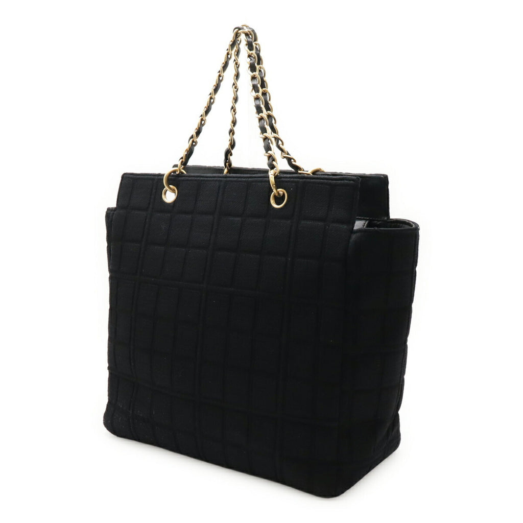 Vintage Chocolate Bar Tote Quilted Lambskin Medium
