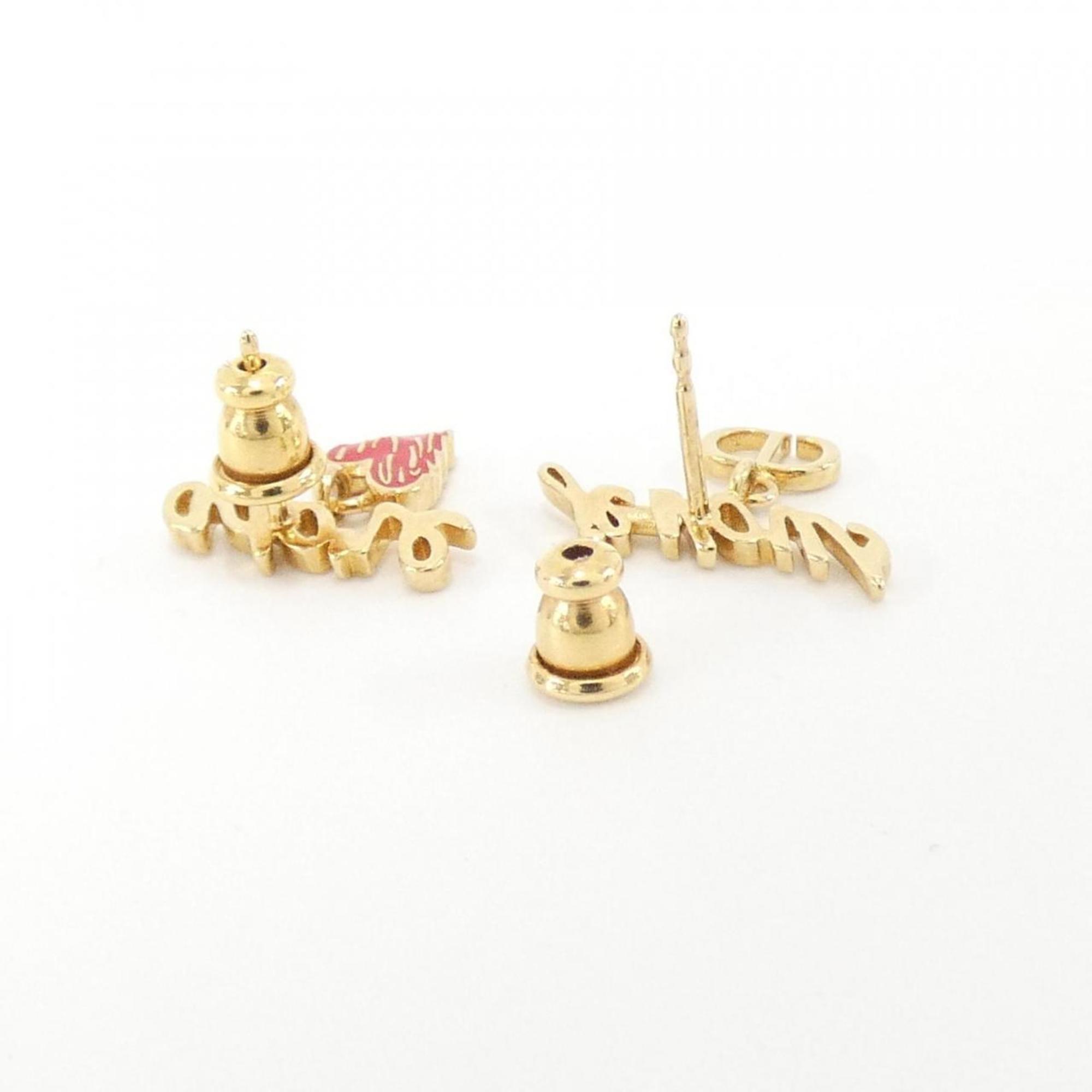 Earrings Gold-Tone Metal
