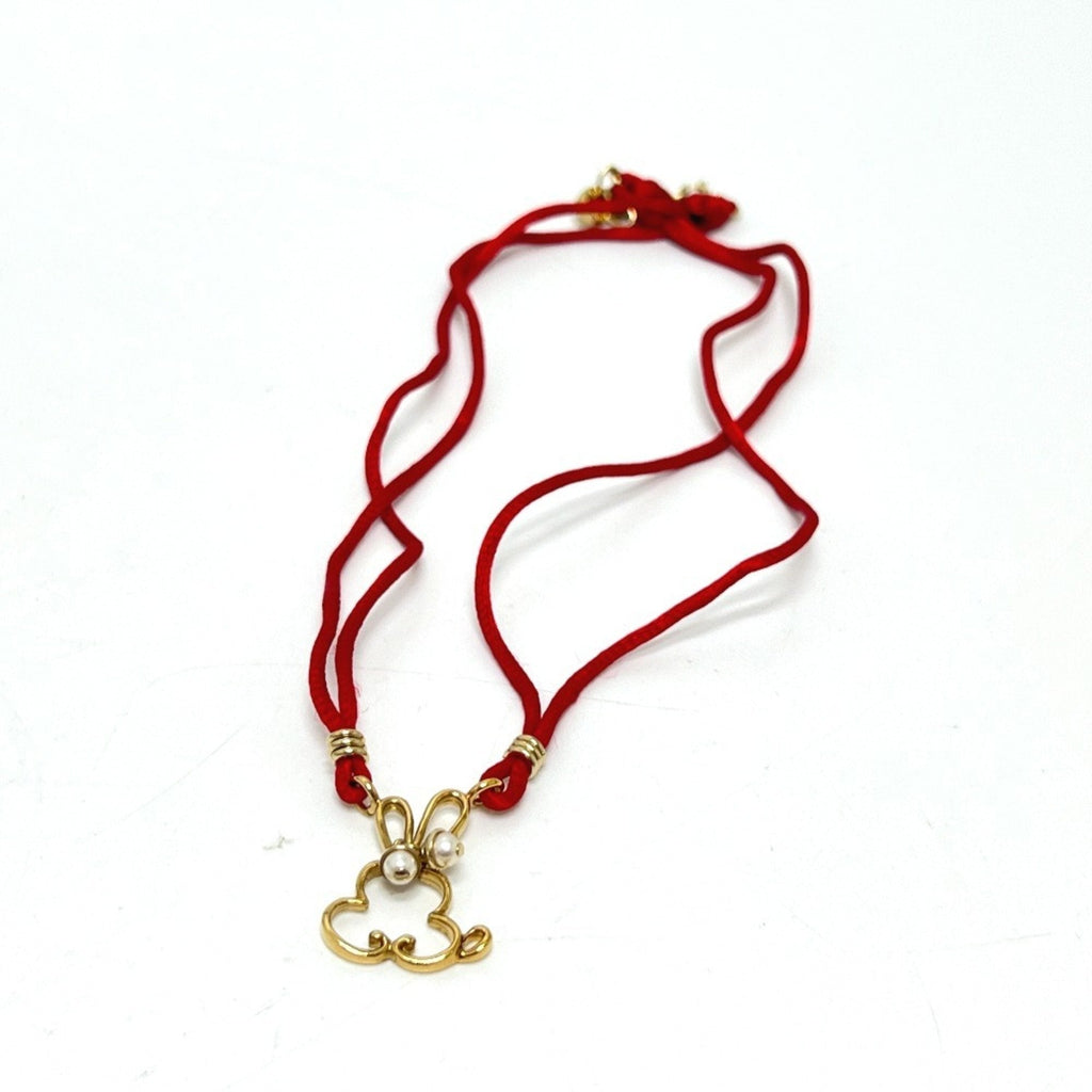 Pendant Necklace Metal Gold