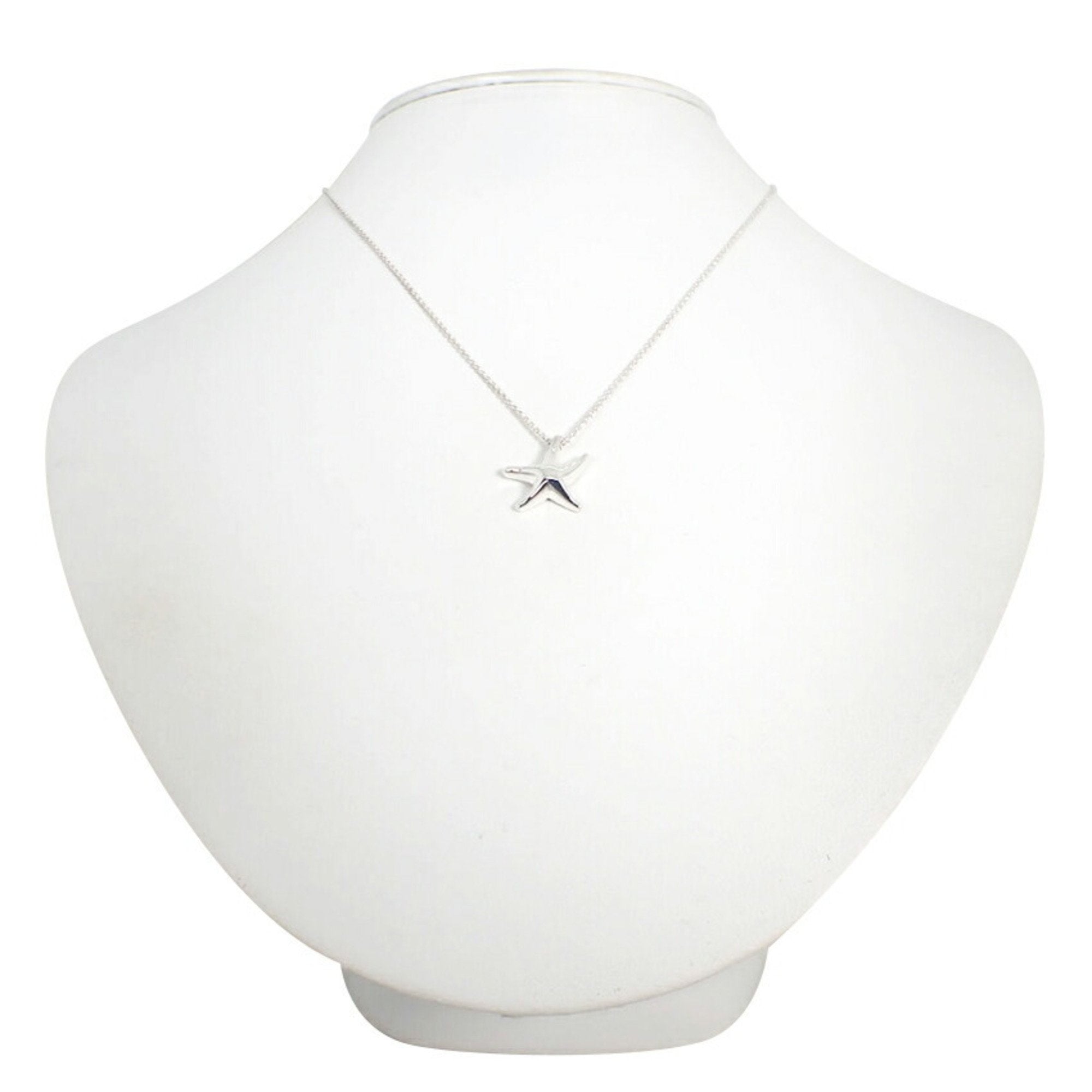Starfish Pendant Necklace Sterling Silver