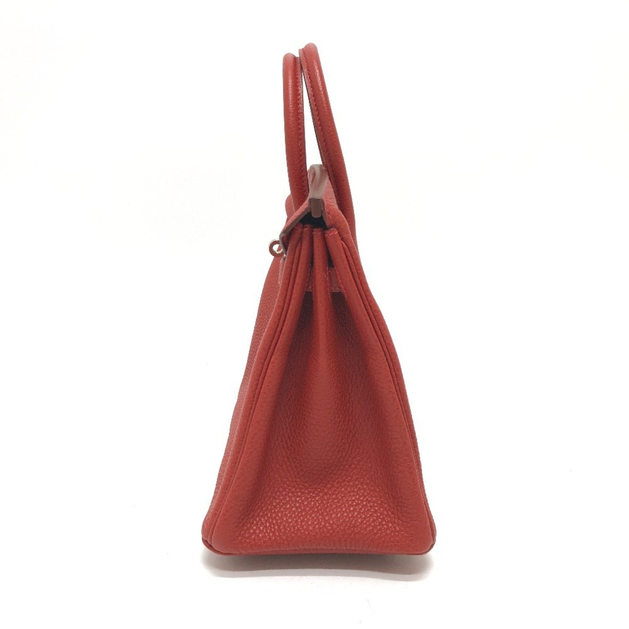 Birkin Handbag Red Togo with Palladium Hardware 25