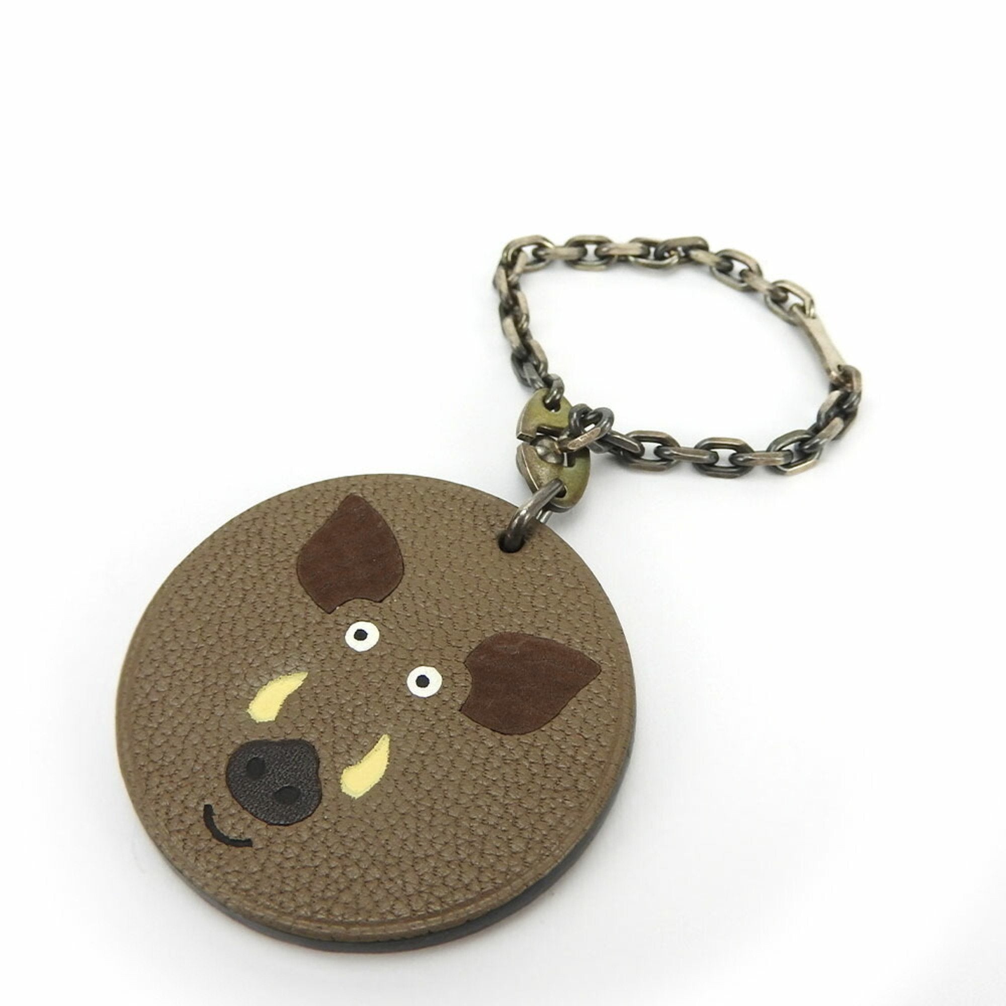 Charm Leather and Sterling Silver Handbag Charm