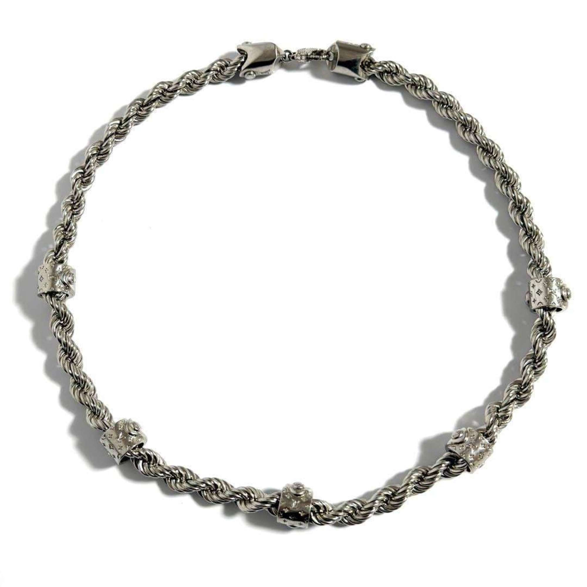 Pendant Necklace Metal Rope Chain