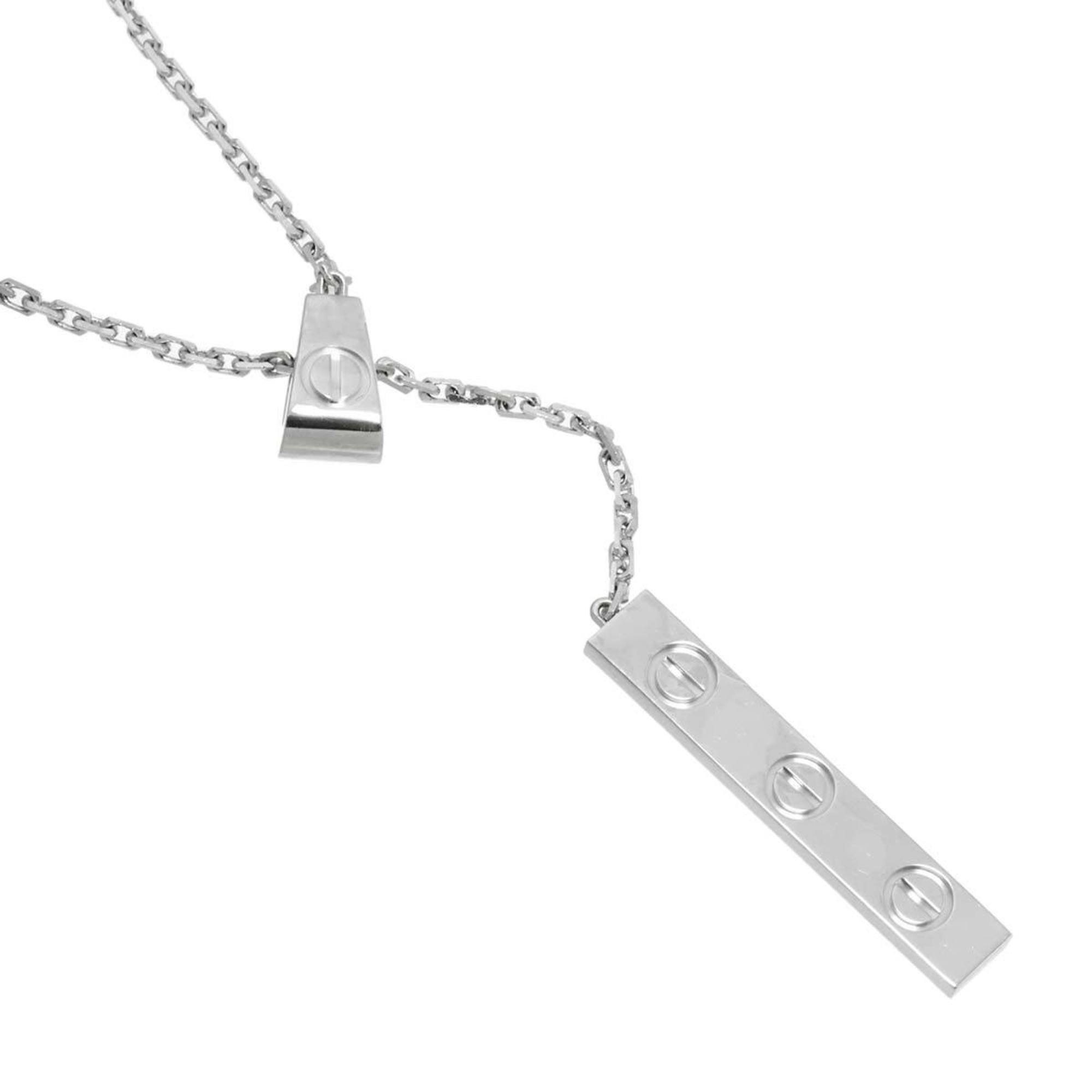 Love Pendant Necklace 18K White Gold