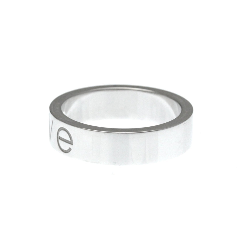 Love Ring 18K White Gold with Diamond