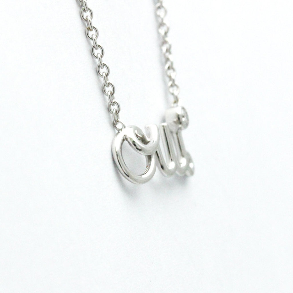 Pendant Necklace 18K White Gold with Diamond