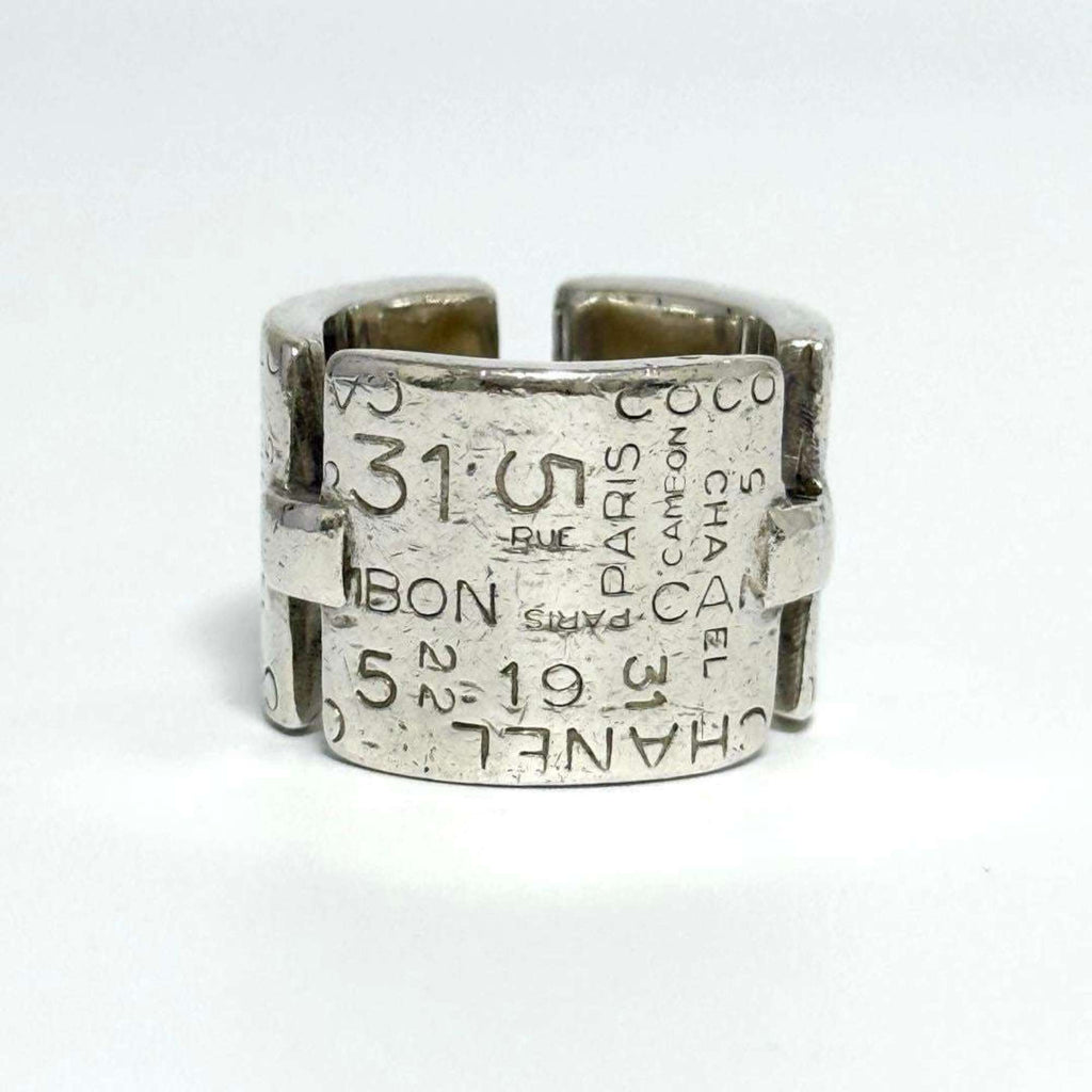 Vintage Bi-C Line Ring Sterling Silver