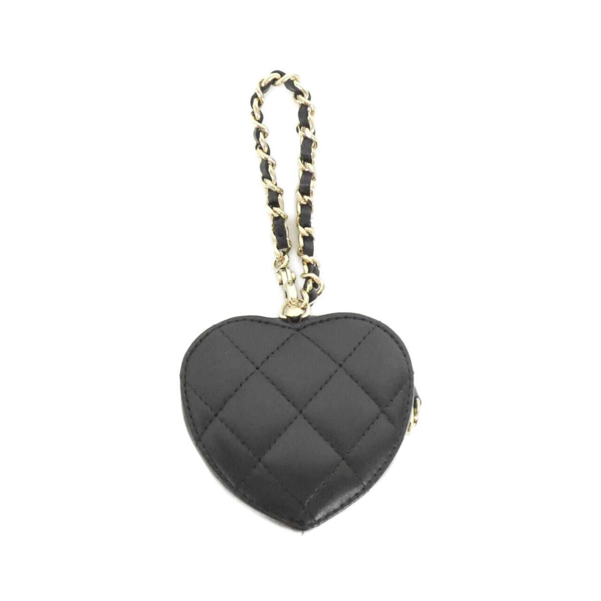 Handbag Charm Leather Black