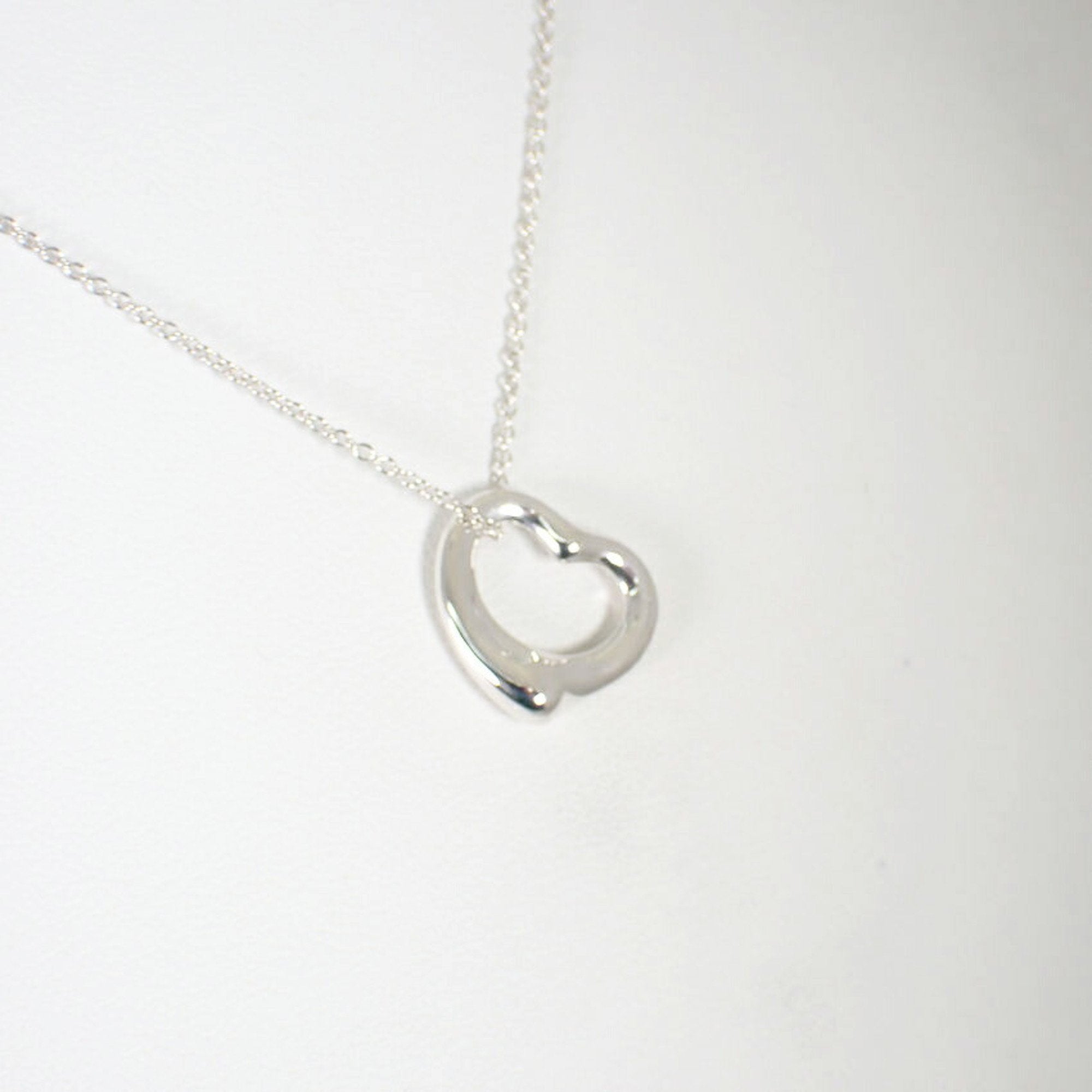 Heart Pendant Necklace Sterling Silver